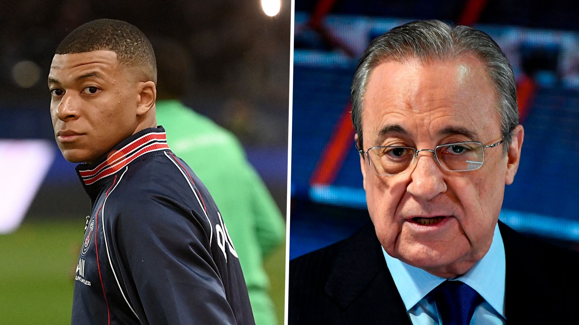 Kylian Mbappe, Florentino Perez GFX