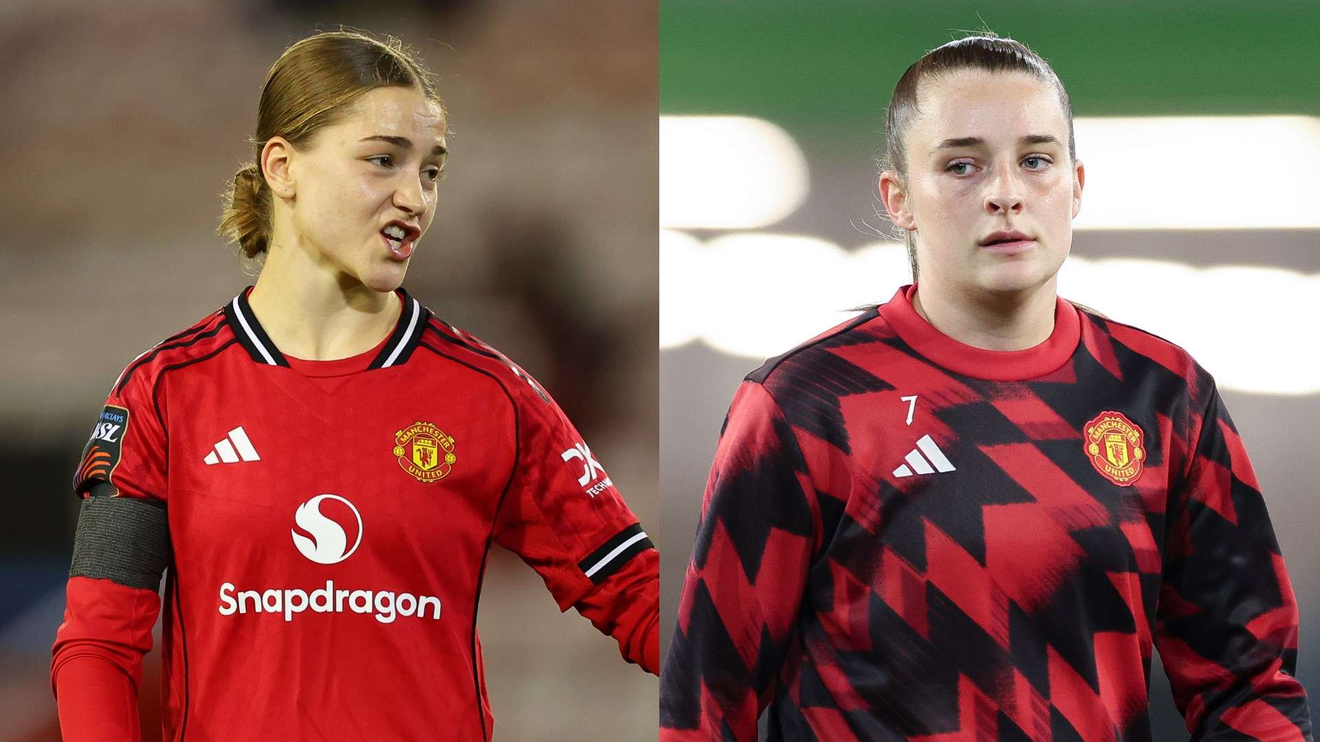 Jess Park Ella Toone Man Utd Women split