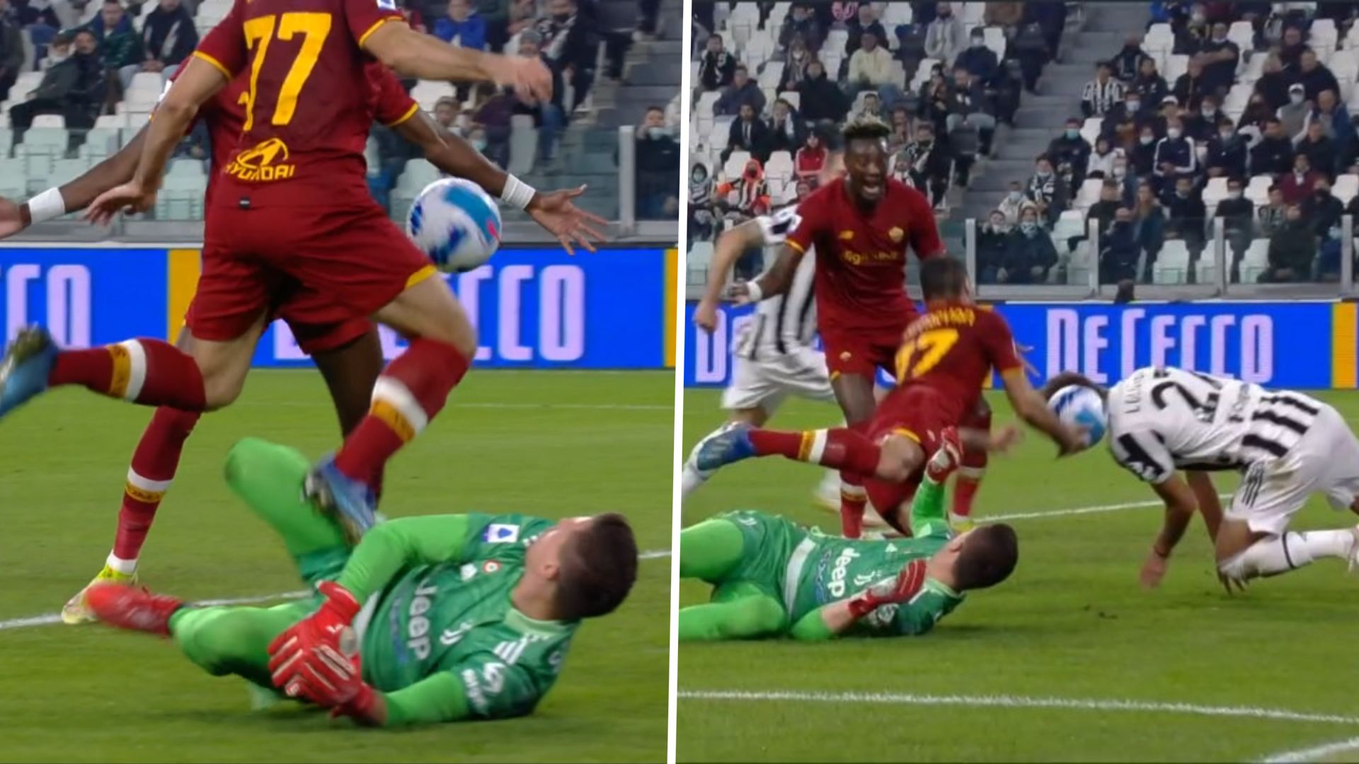 Juventus Roma rigore