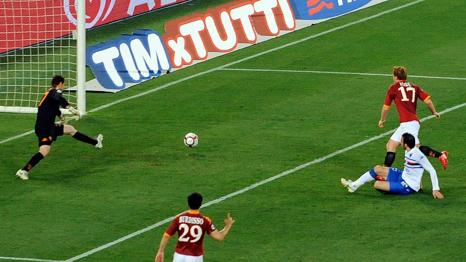 Roma Sampdoria Pazzini