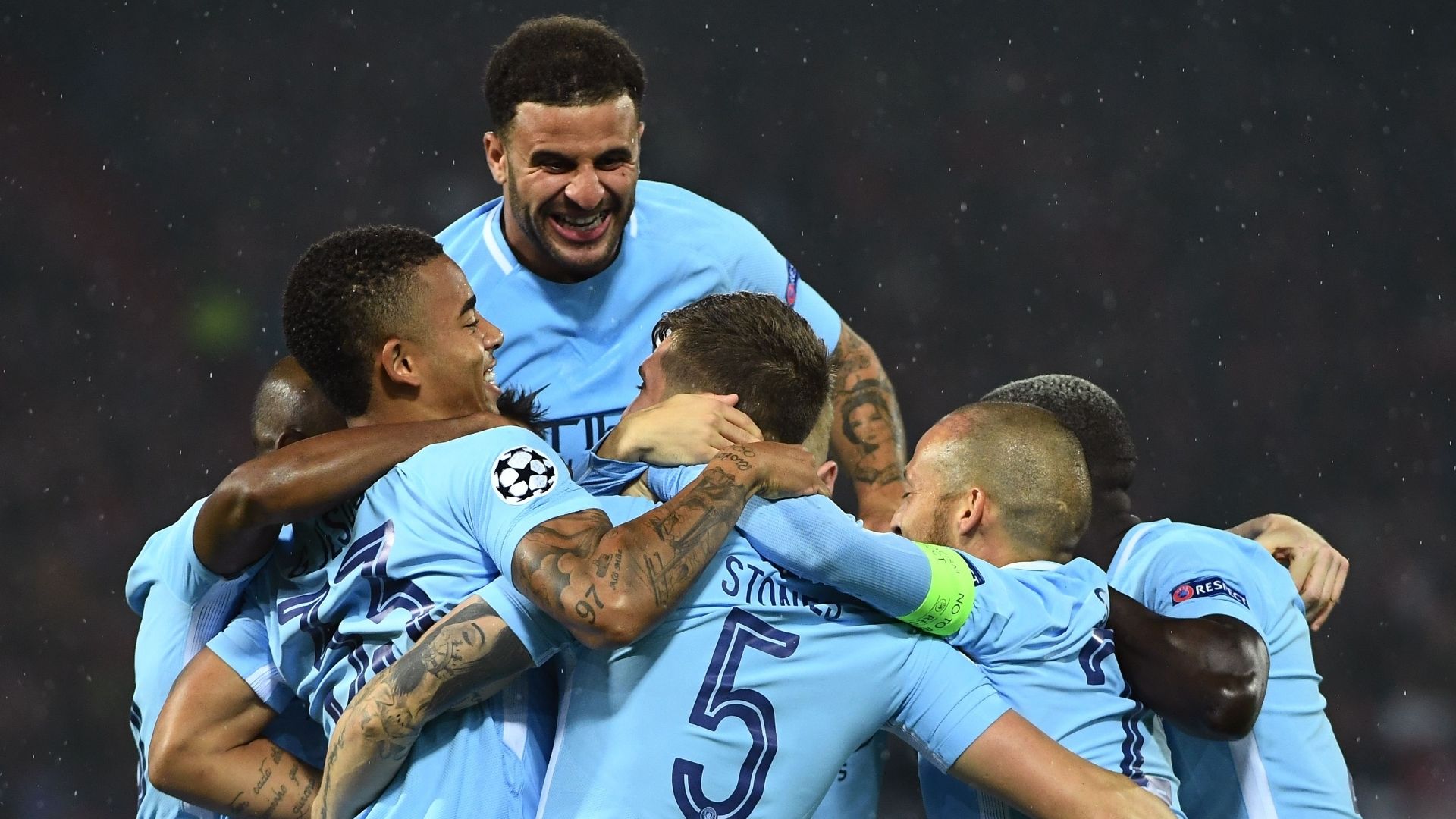 Manchester City celebrate