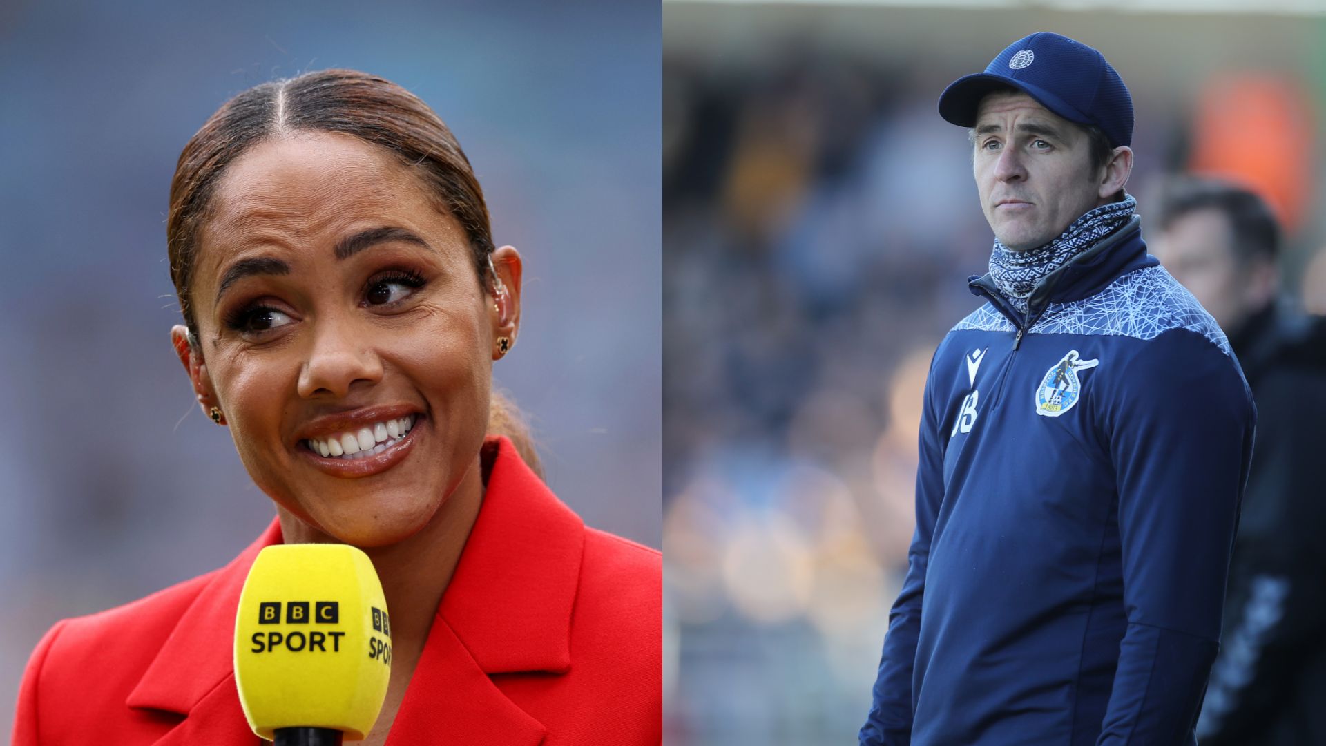 Alex Scott and Joey Barton