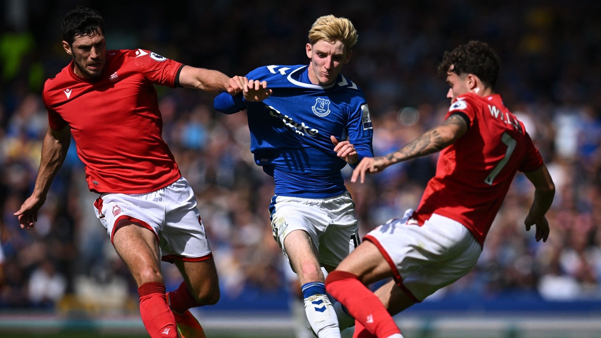 Anthony Gordon Everton Nottingham Forest 2022-23