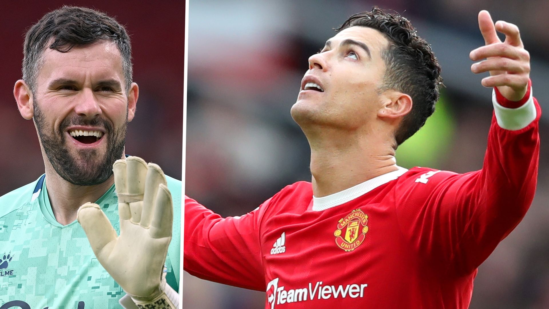 Ben Foster Cristiano Ronaldo Watford Man Utd 2021-22