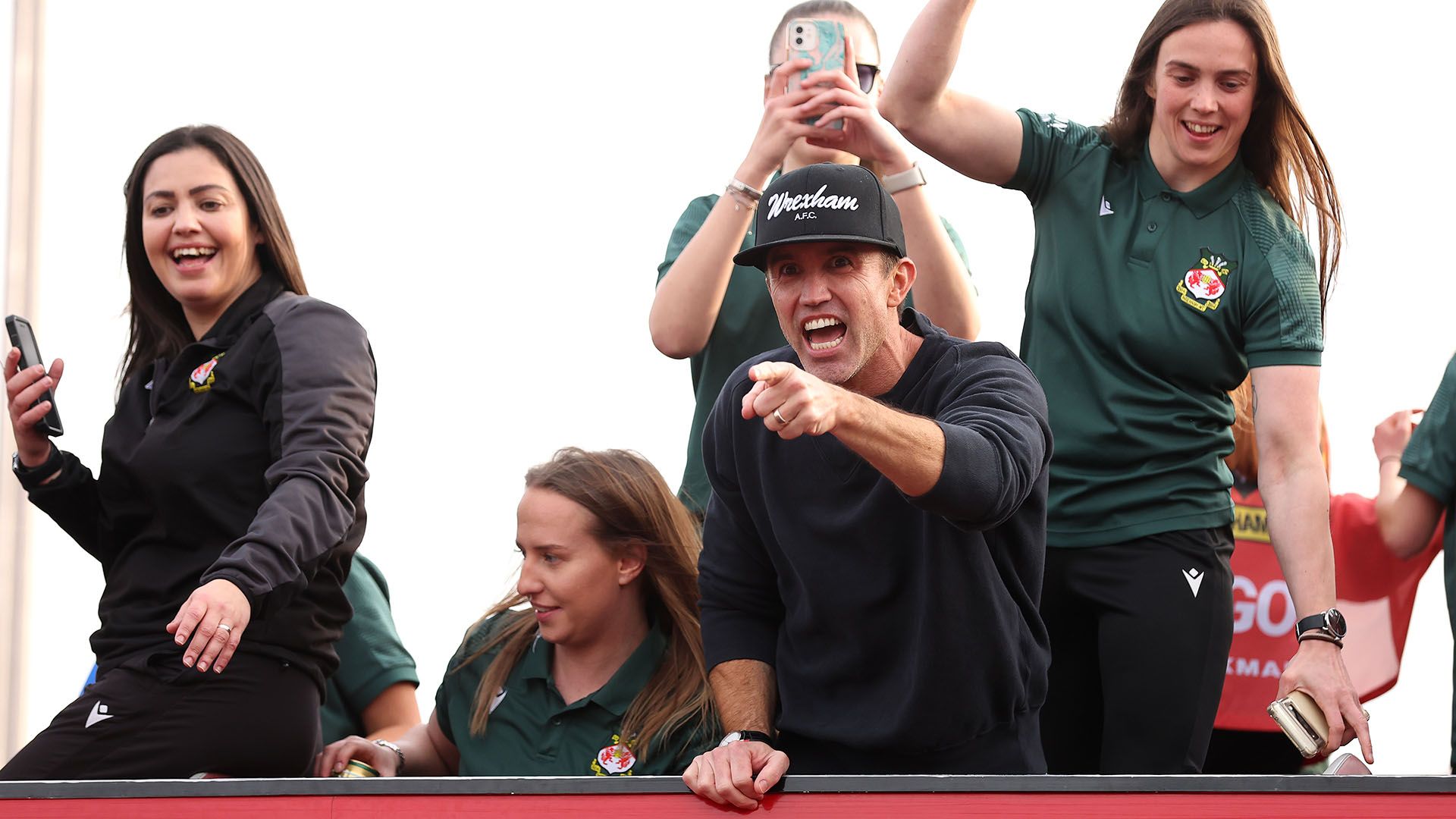 Rob McElhenney Wrexham parade 2023