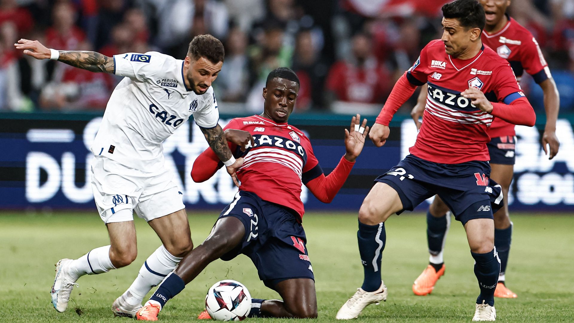 Jonathan Clauss Timothy Weah Lille Marseille Ligue 1 20052023