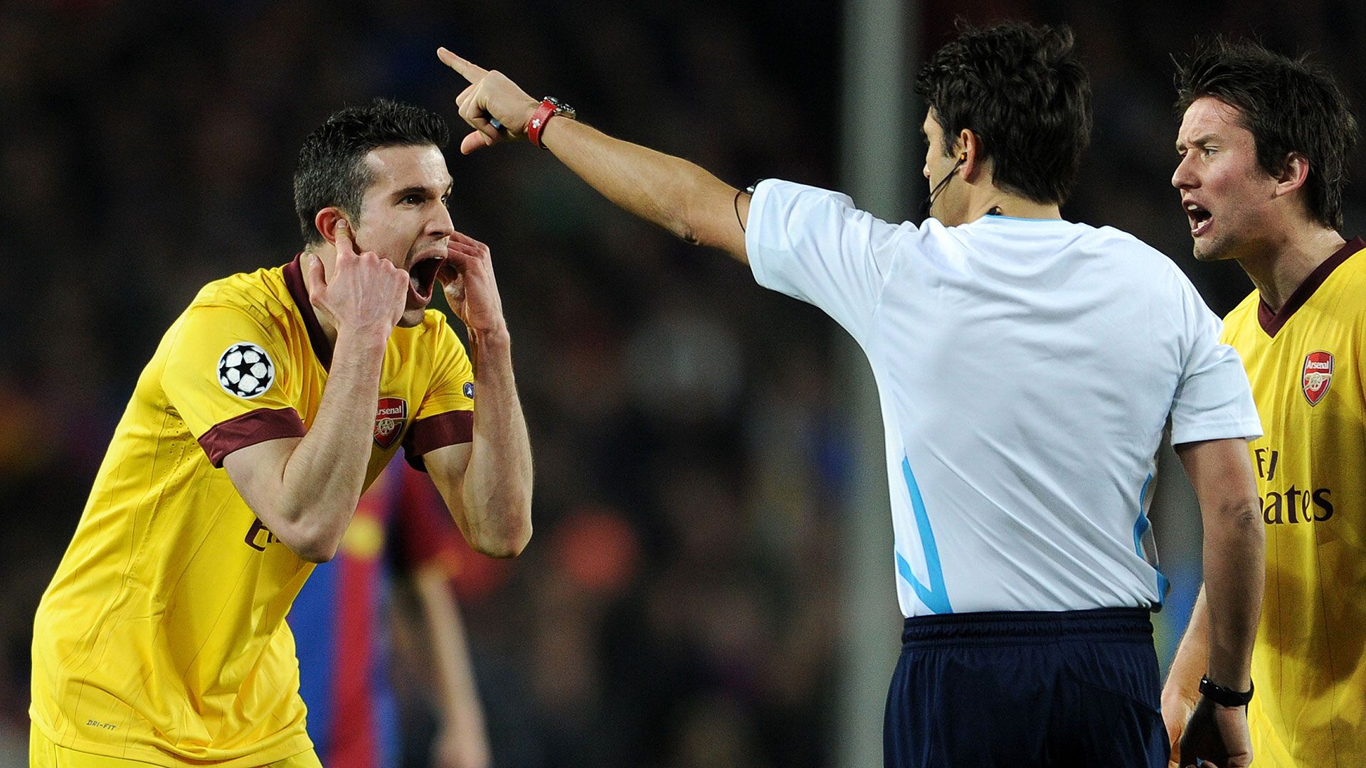 Robin van Persie Arsenal Barcelona