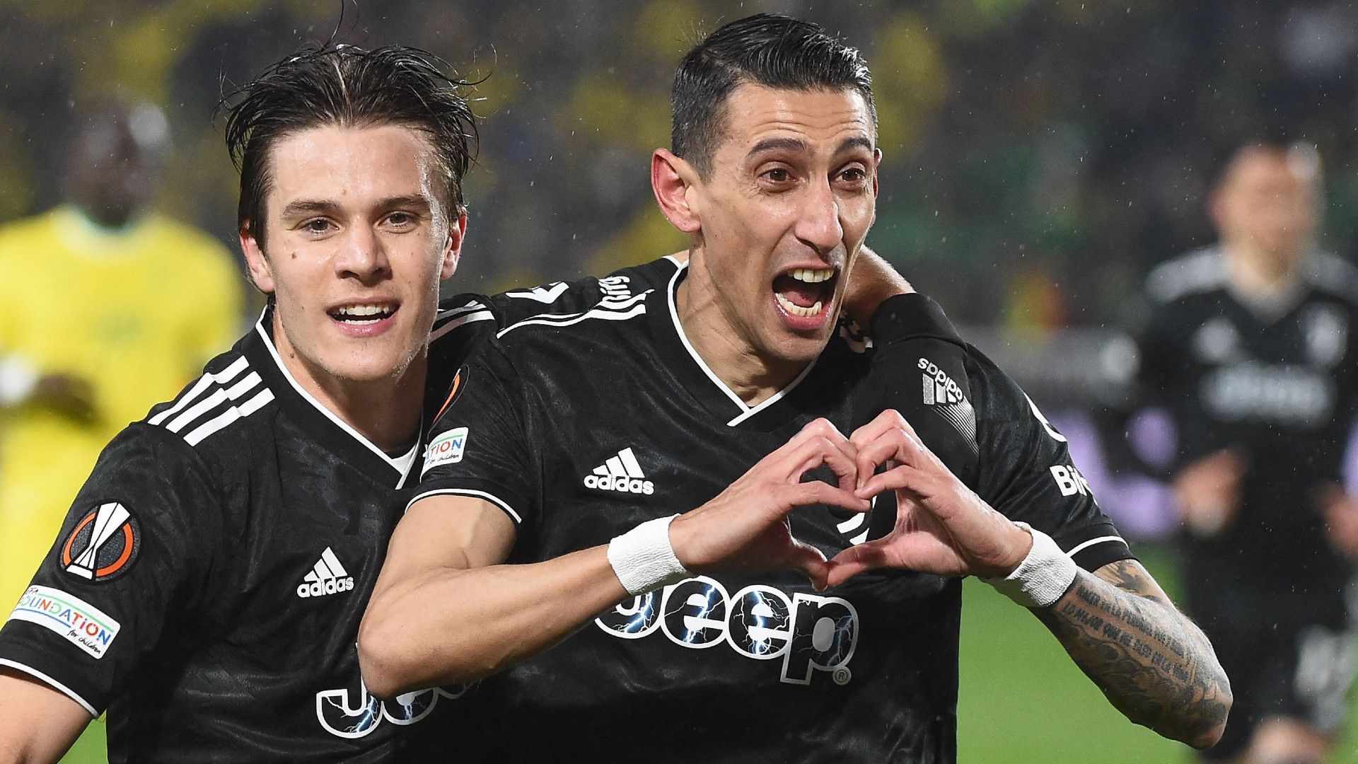 ANGEL DI MARIA JUVENTUS EUROPA LEAGUE 23022023
