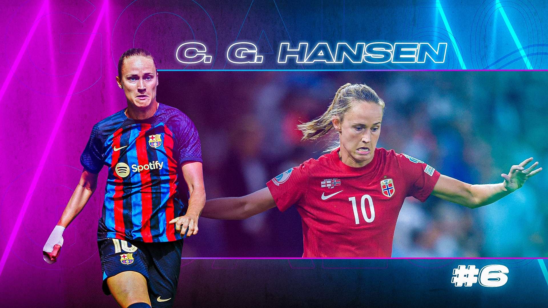 GOAL50 2022 Caroline Graham Hansen GFX Ranking