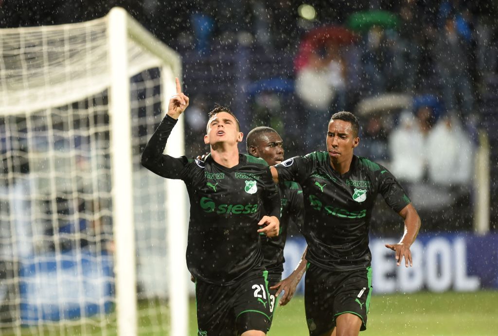 Nicolás Benedetti Deportivo Cali gol a DAnubio Copa Sudamericana 2018