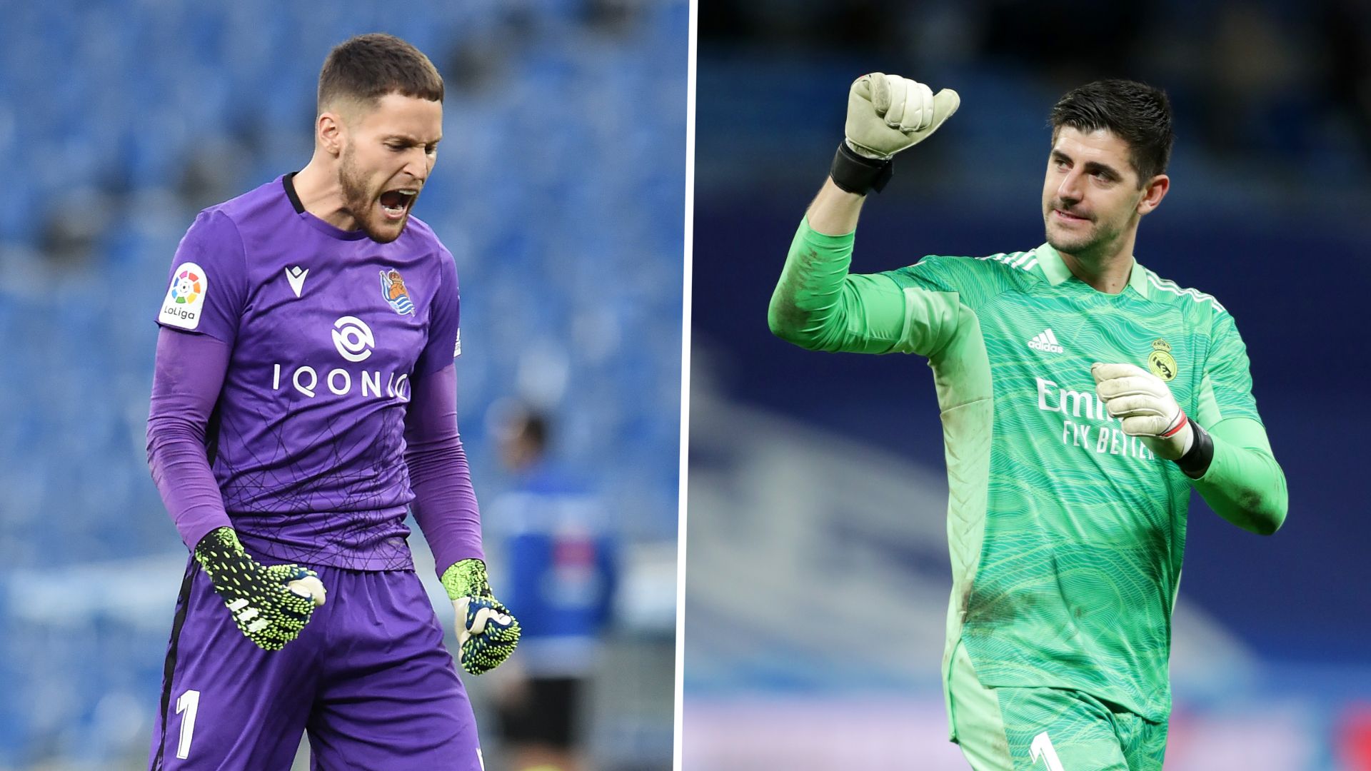 Alex Remiro Thibaut Courtois Real Sociedad Real Madrid