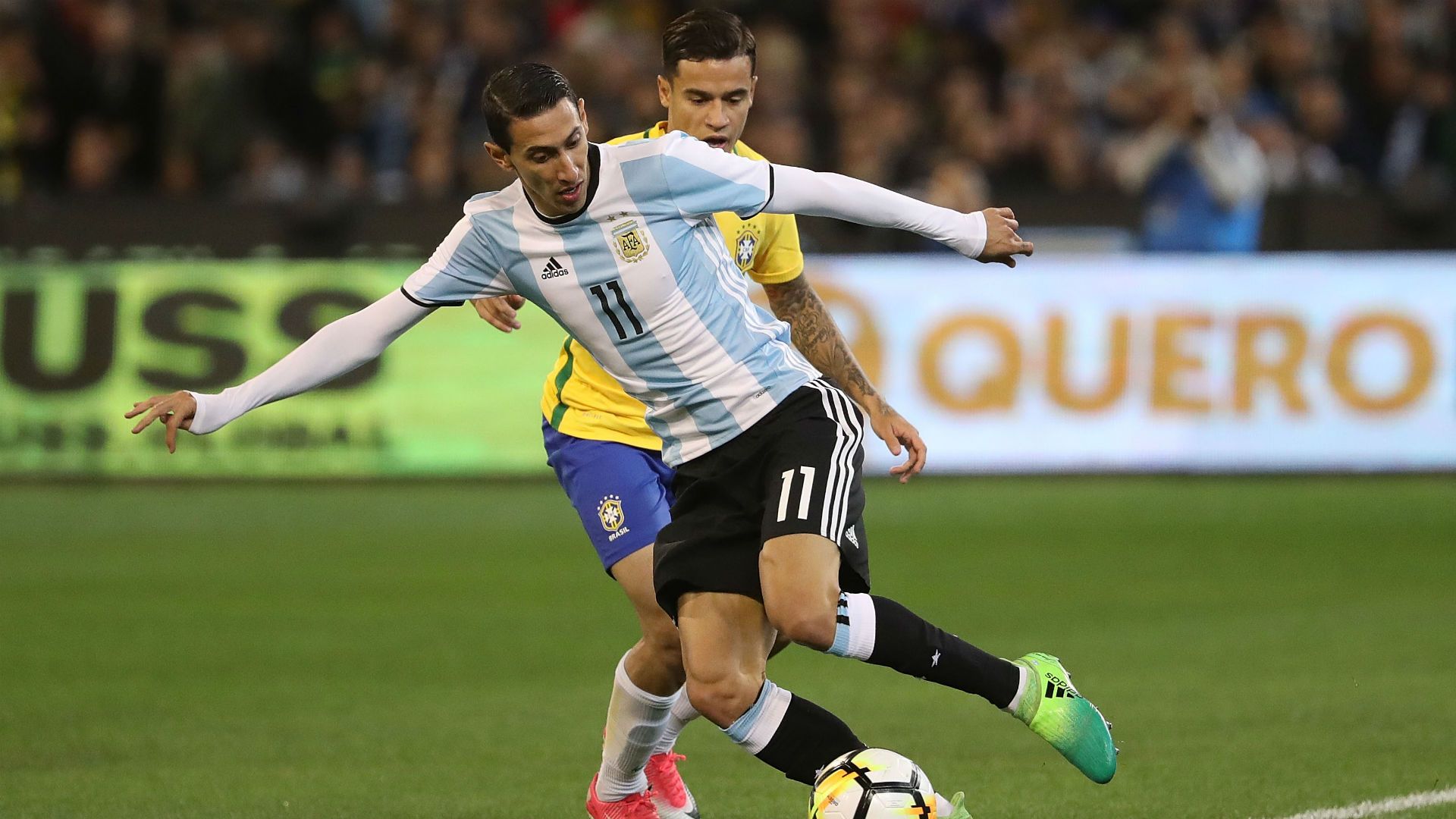 Angel Di Maria Brasil Argentina Friendlies 09062017