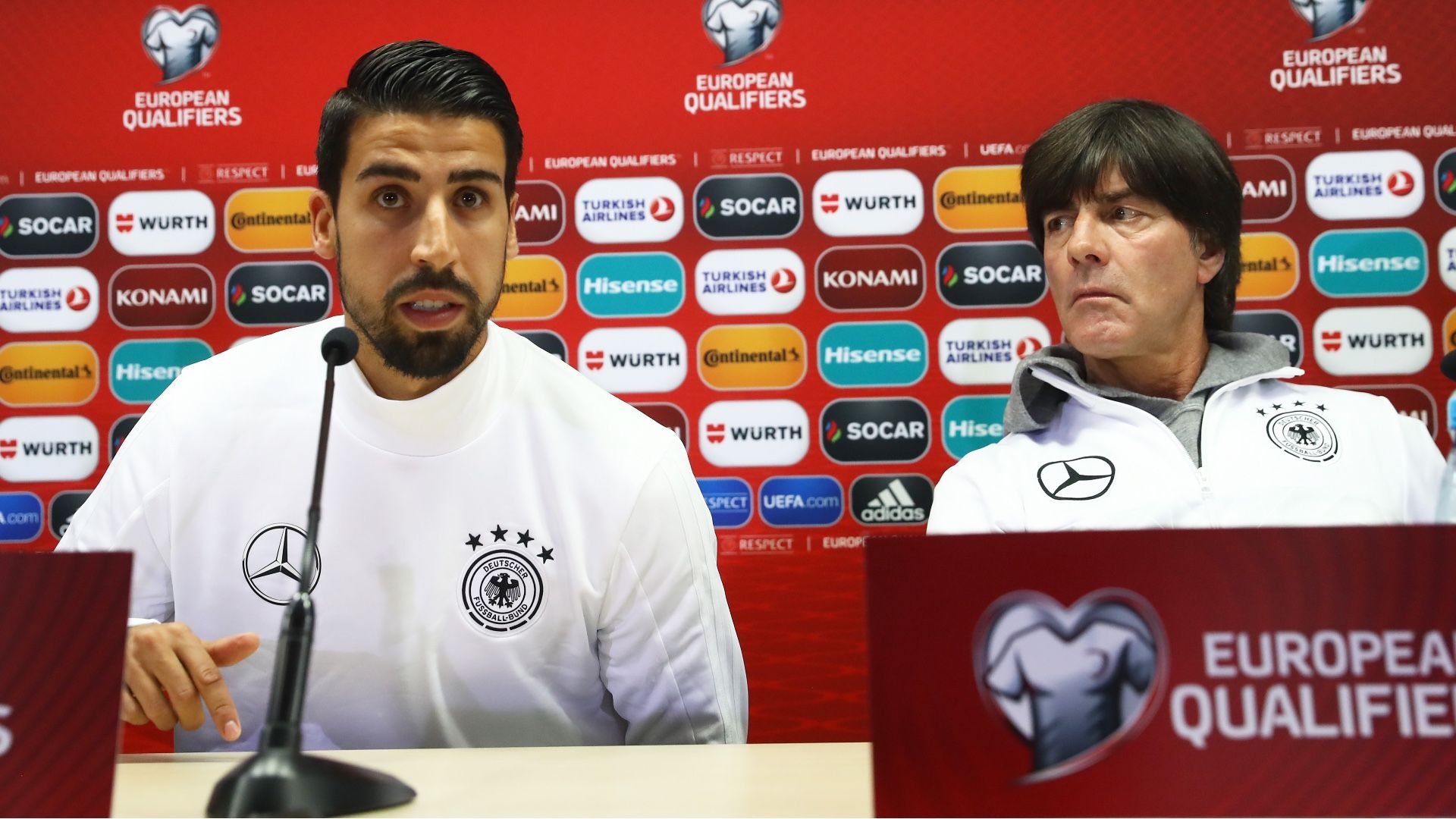 Sami Khedira Joachim Löw Germany 2017