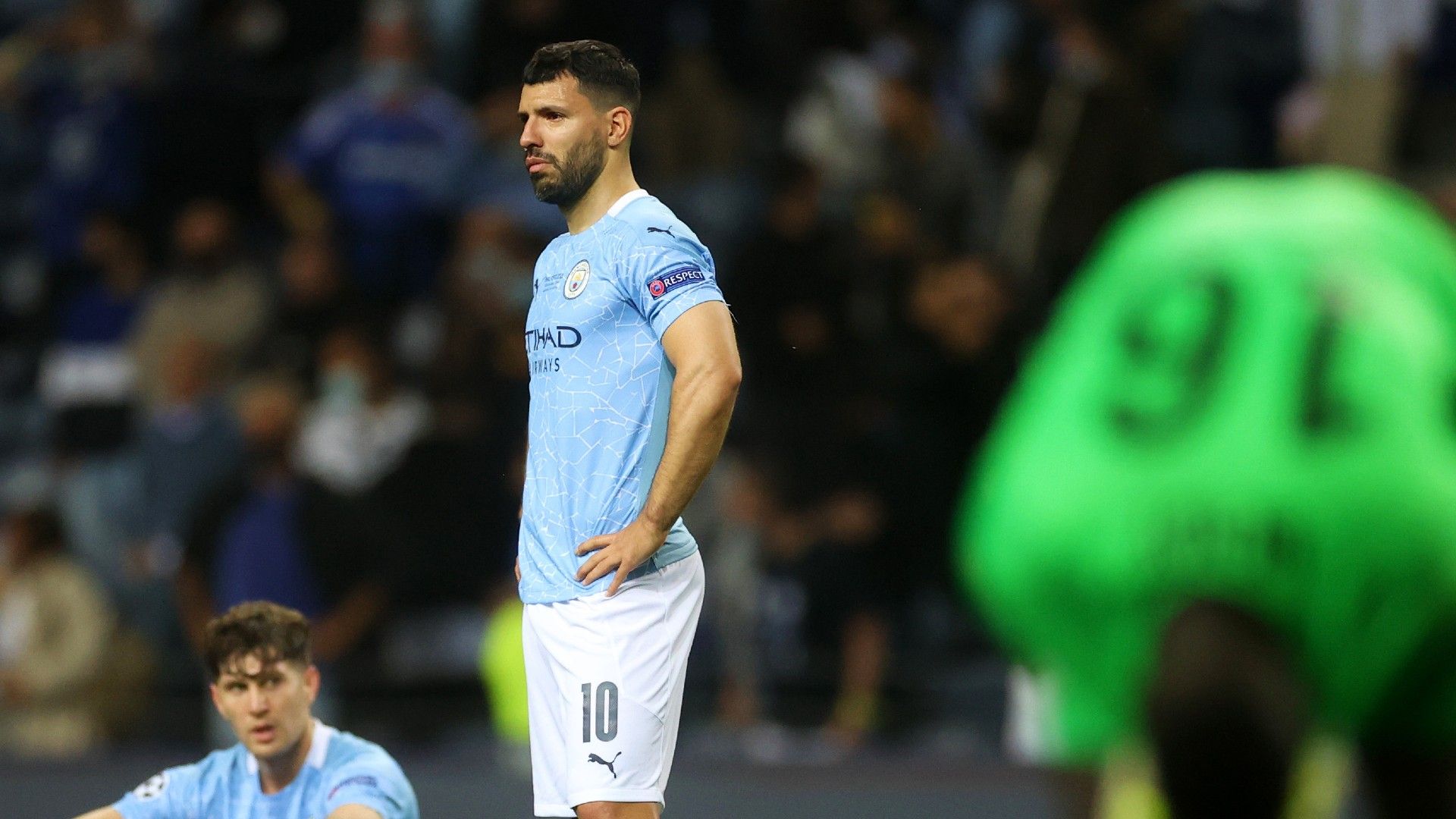 Sergio Aguero Manchester City Chelsea Champions League 29052021