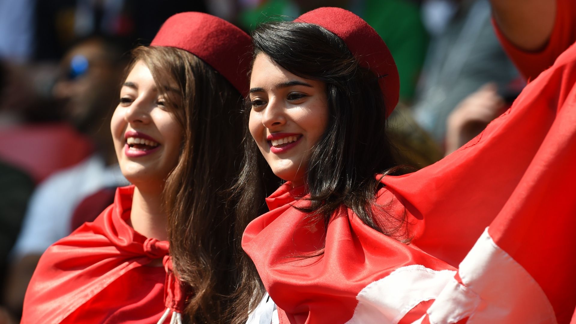 美女サポワールドカップ_ベルギーvsチュニジア_チュニジア4