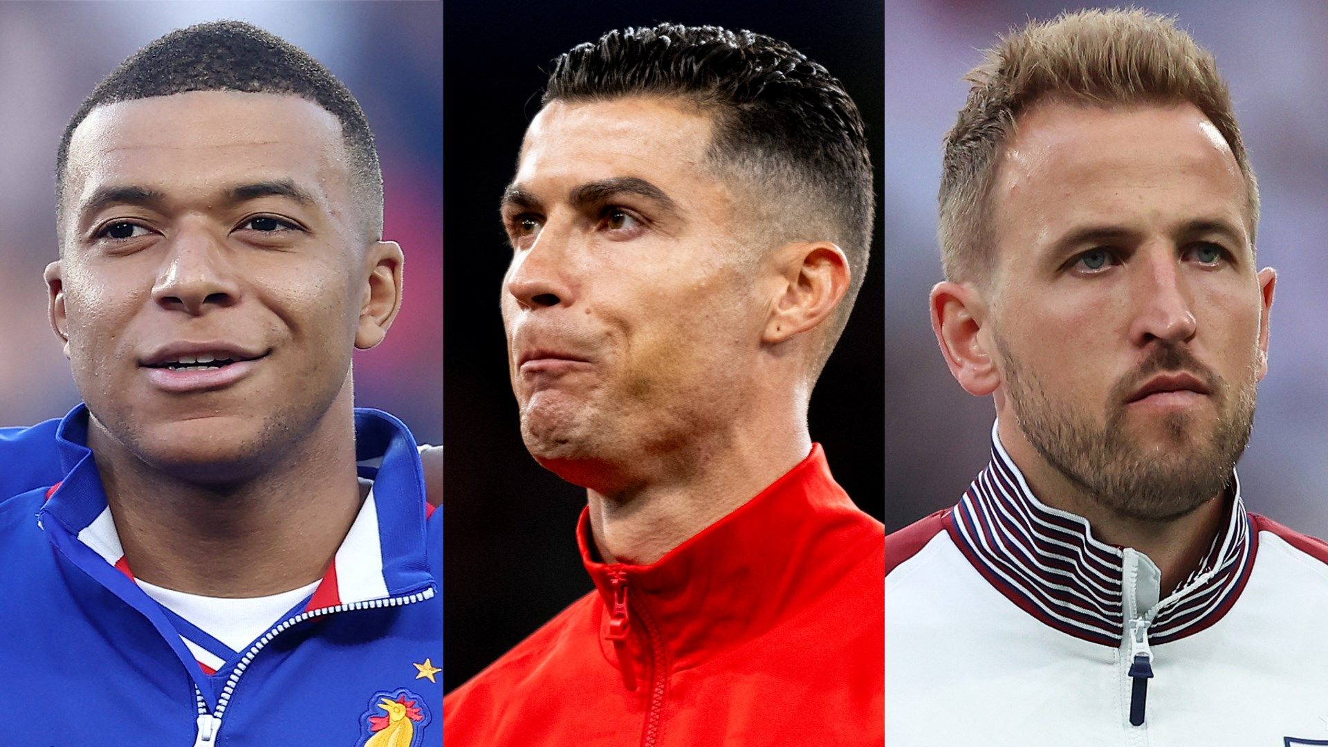 Kylian Mbappe Cristiano Ronaldo Harry Kane