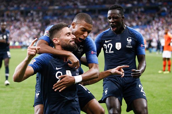 Giroud Mbappé, France