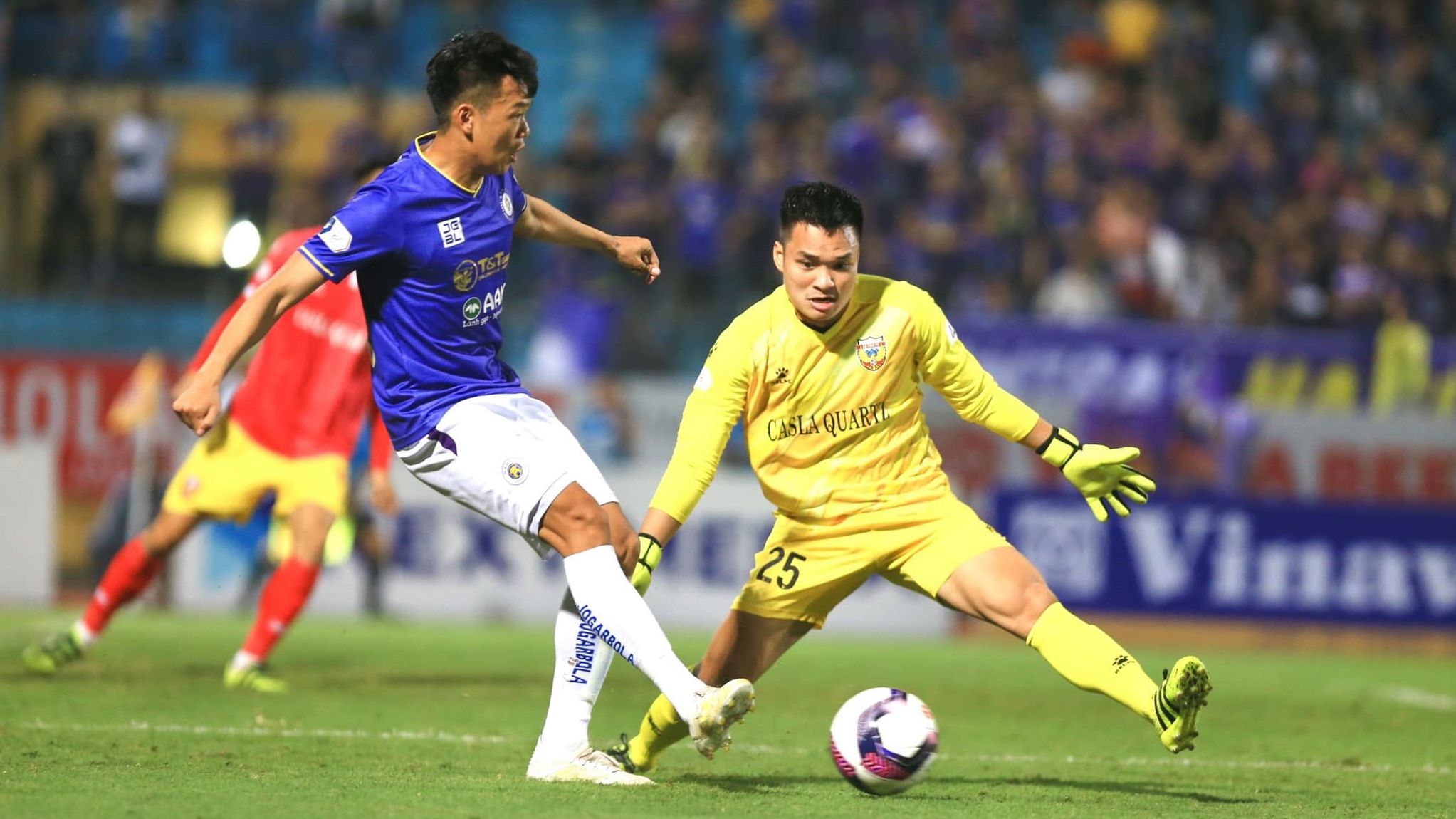 Nguyen Thanh Chung Duong Quang Tuan Ha Noi FC vs Hong Linh Ha Tinh 2021 V.League 29032021