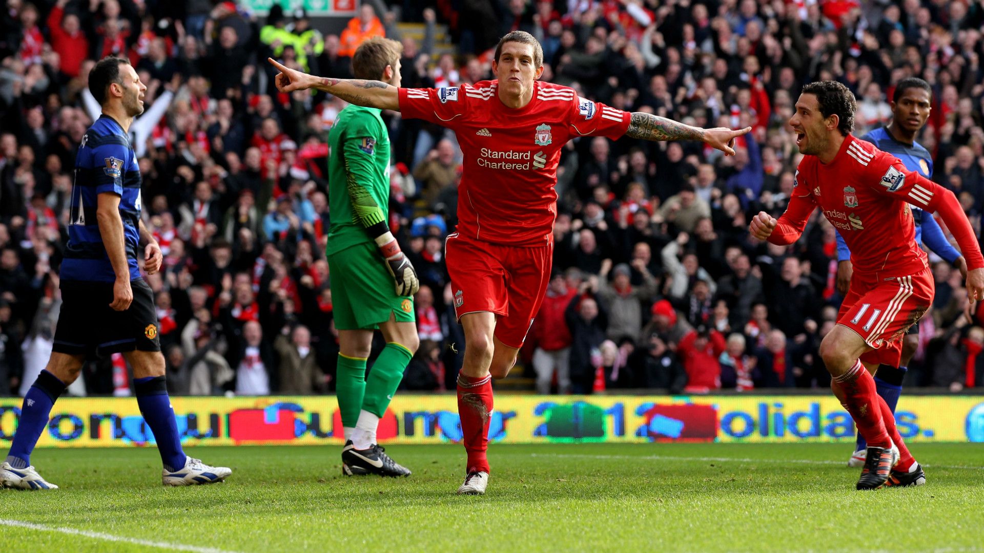 HD Daniel Agger goal v Man United