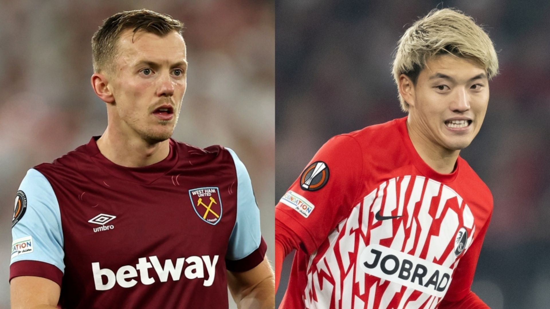 James Ward-Prowse West Ham Ritsu Doan Freiburg
