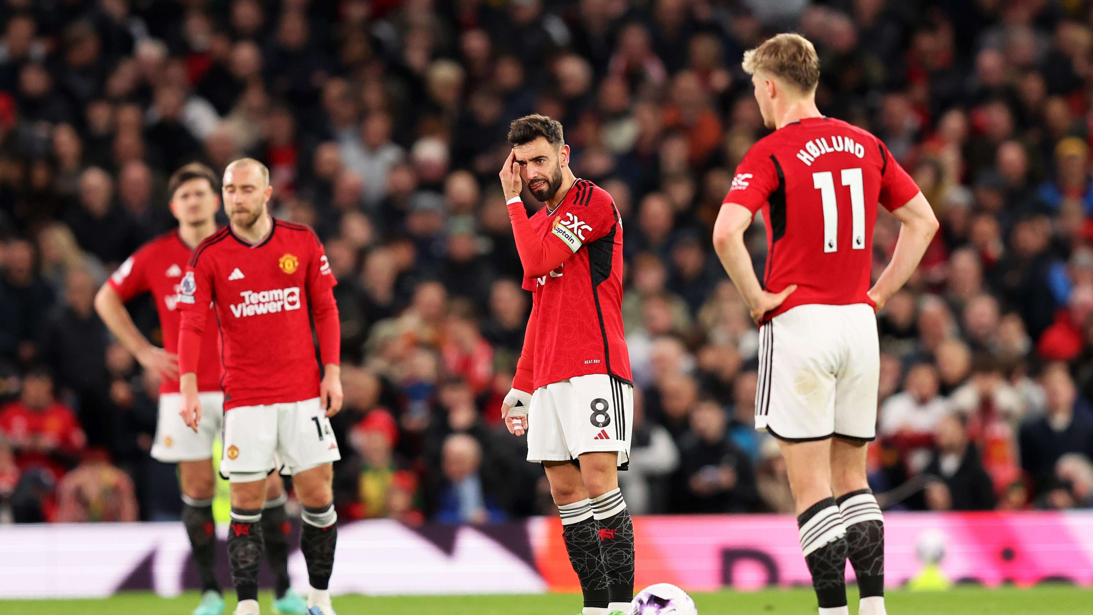 Manchester United dejected