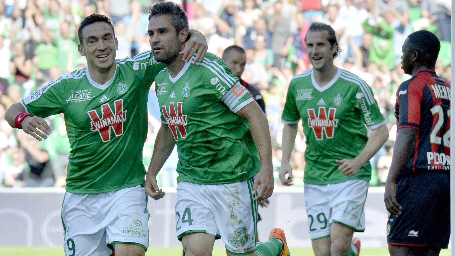 Loic Perrin Mevlut Erding Saint-Etienne Nice Ligue 1 10052015
