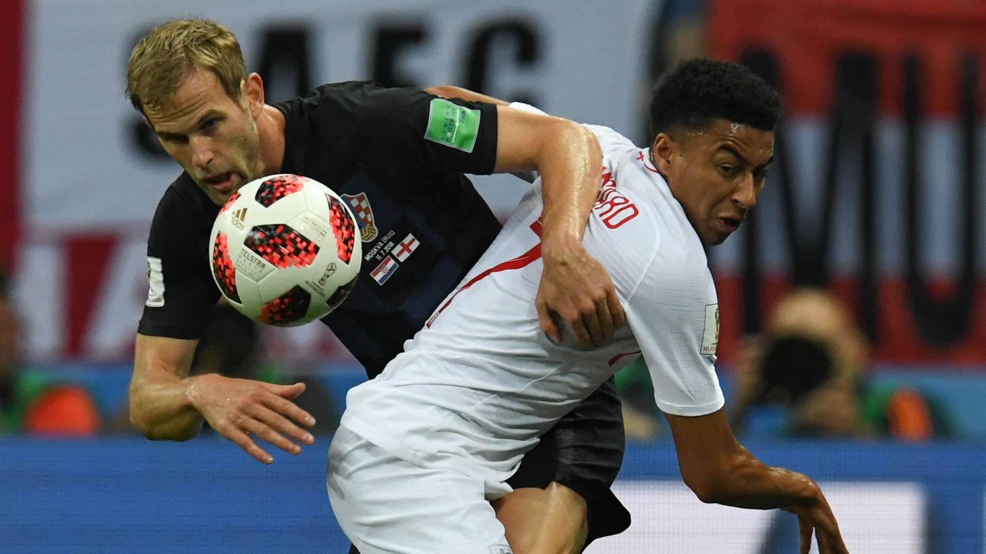 croatia england - ivan strinic jesse lingard - world cup - 11072018