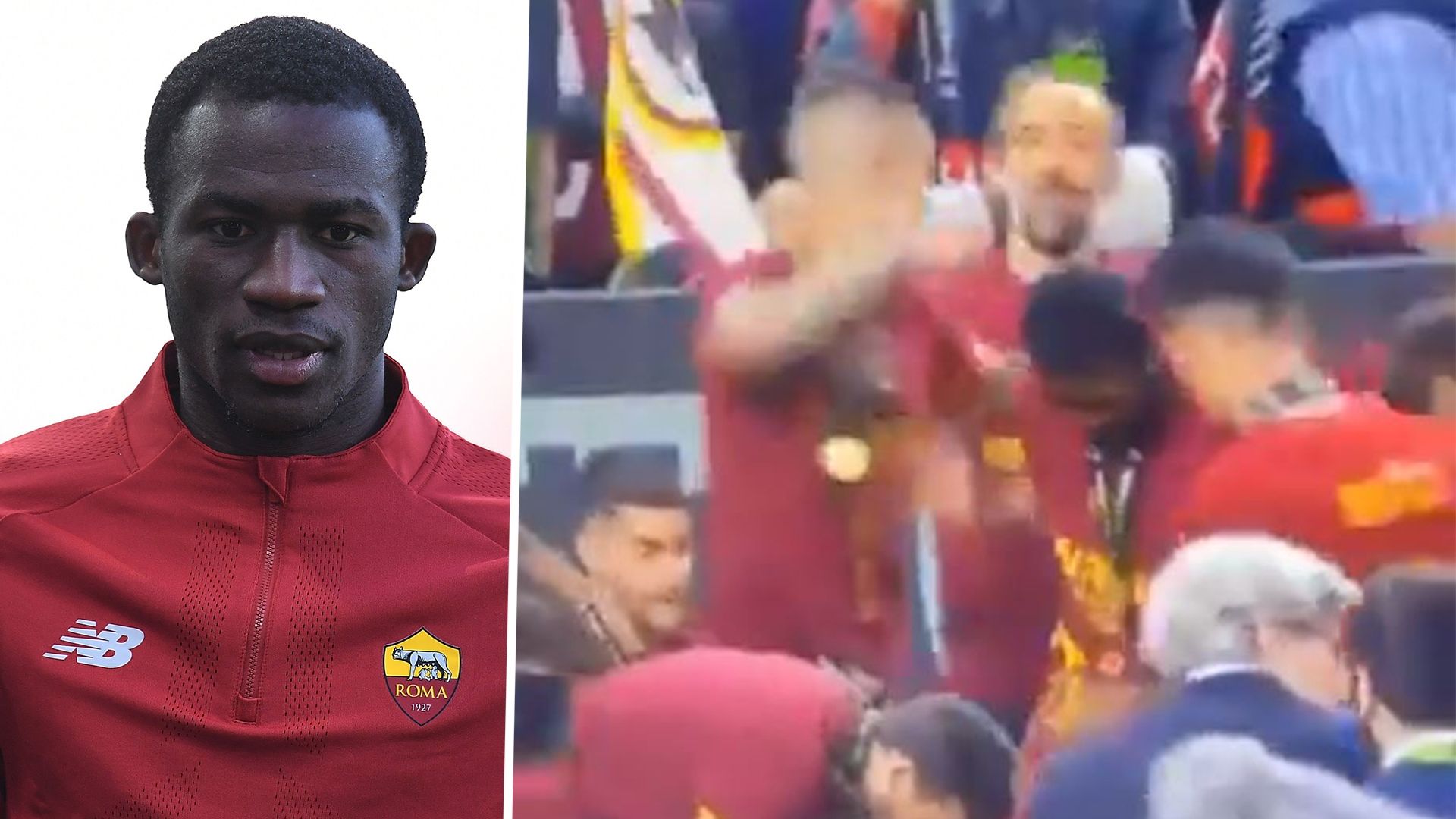 Felix Afena-Gyan Gianluca Mancini Roma