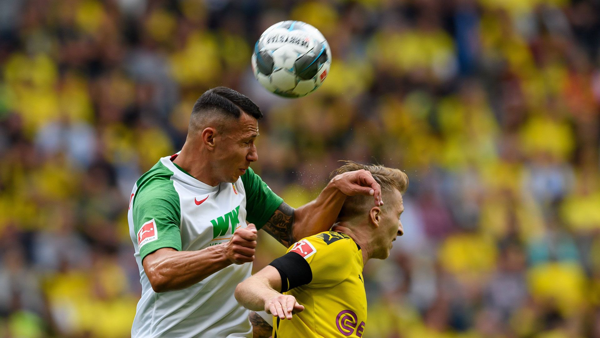 GER ONLY Marek Suchy Augsburg Marco Reus Dortmund