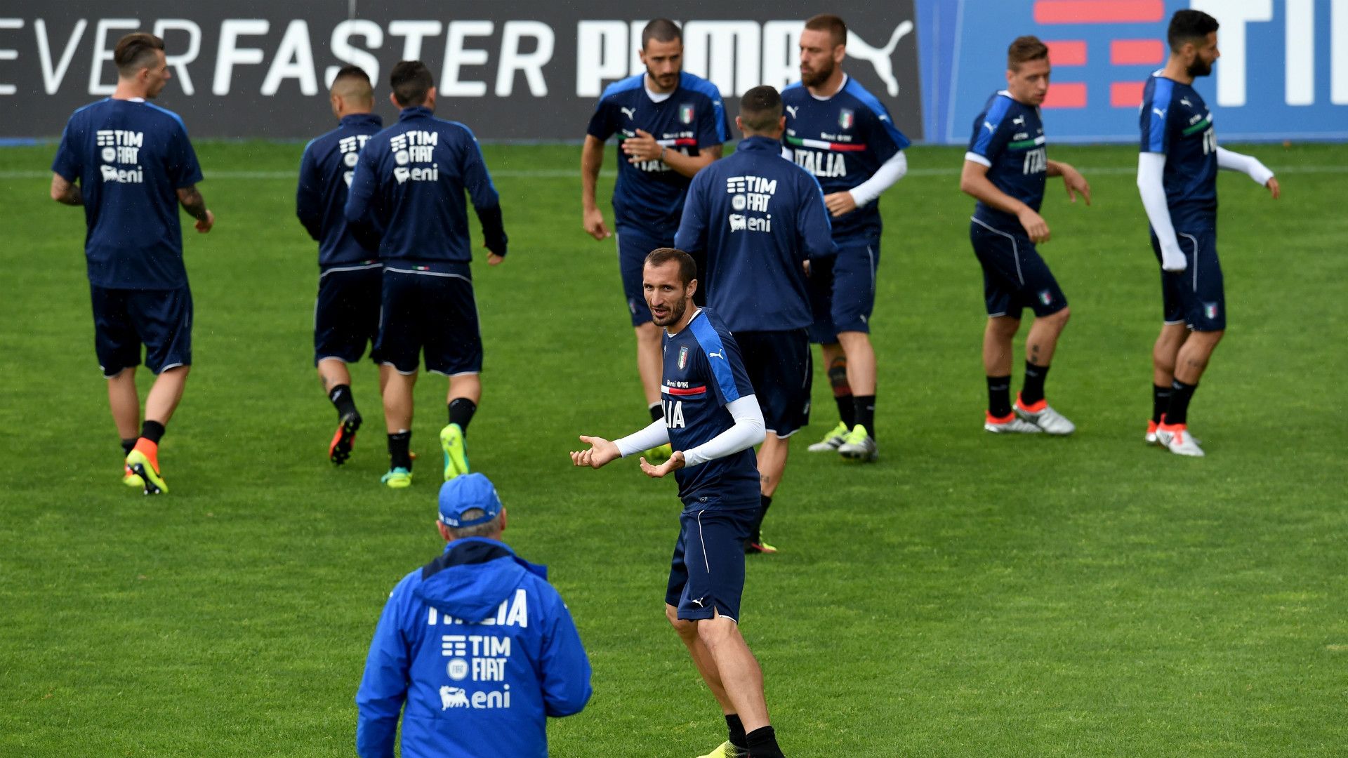 Italia allenamento