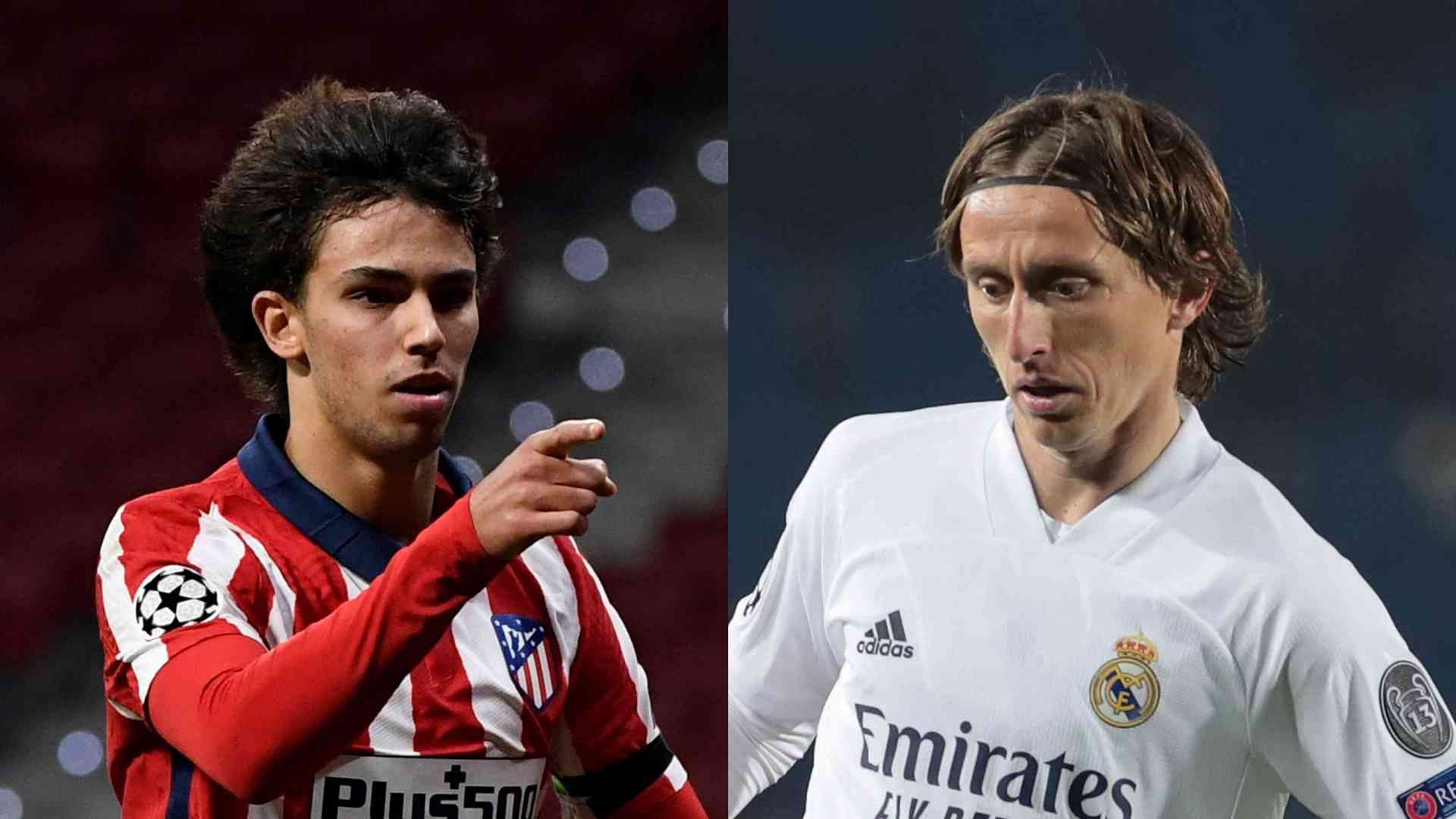 Joao Felix Atletico Madrid Luka Modric Real Madrid 2020-21