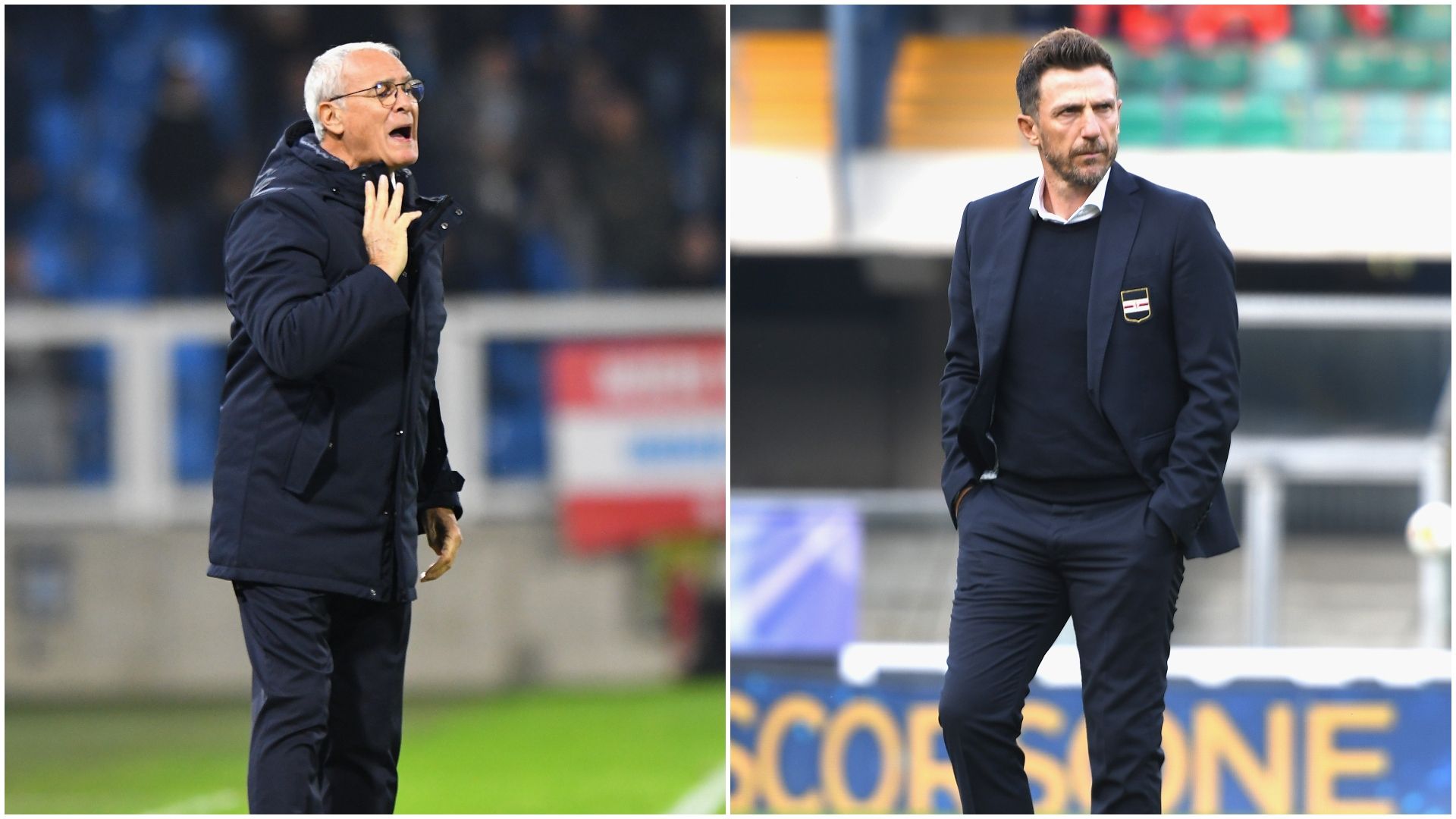 Claudio Ranieri Eusebio Di Francesco Sampdoria