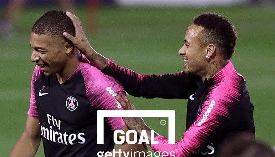 PSG 공격수 킬리앙 음바페(좌)와 네이마르(우). 사진=게티이미지