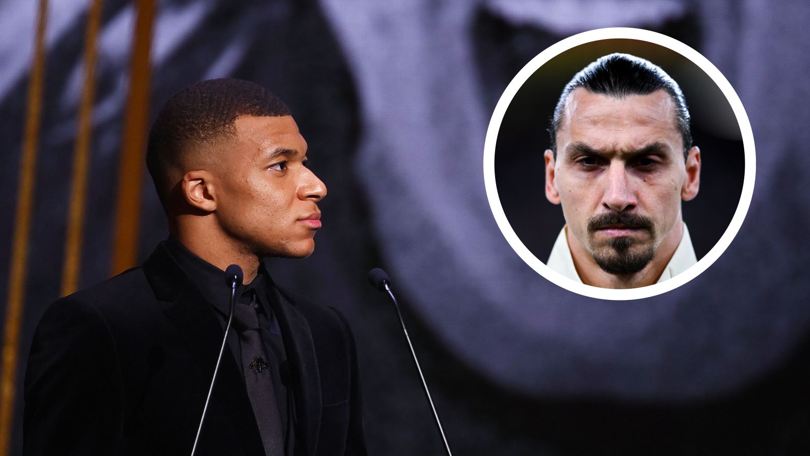 Kylian Mbappe, Zlatan Ibrahimovic GFX