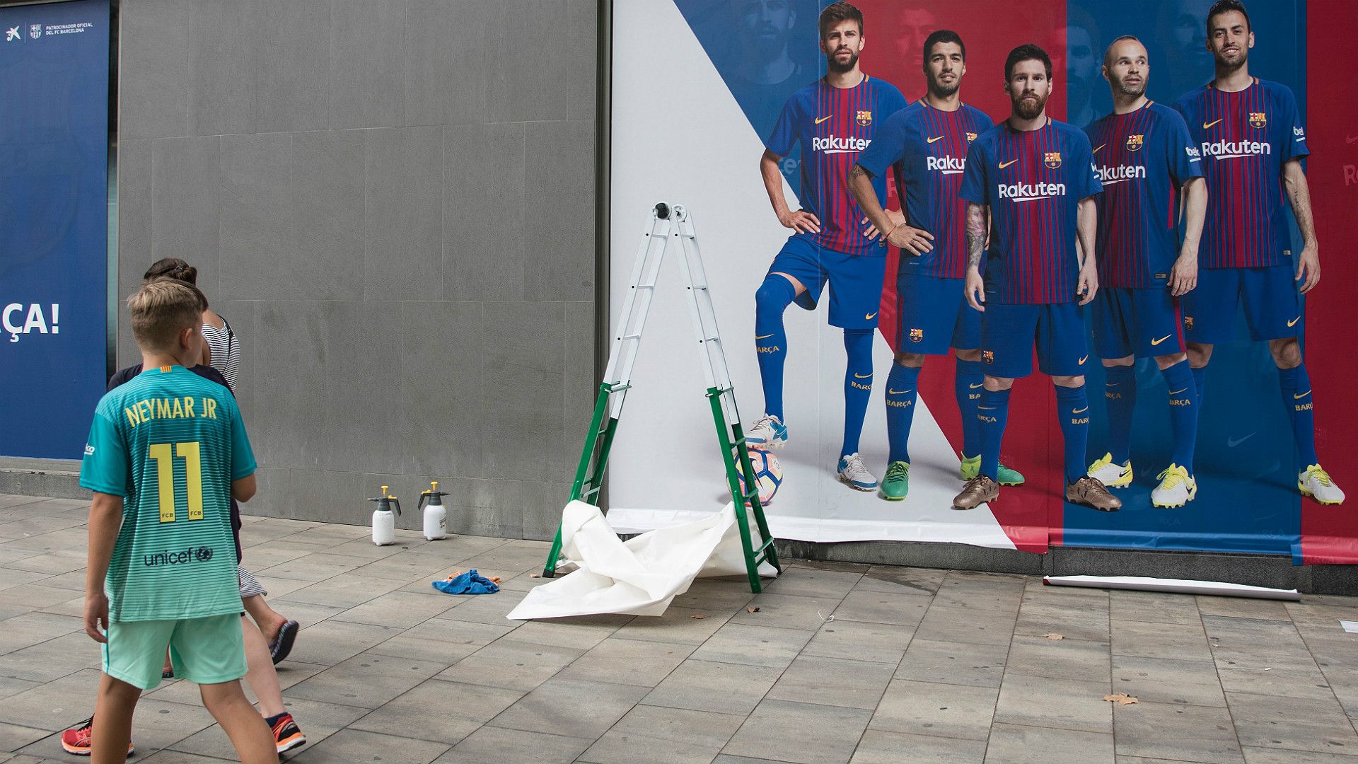 Neymar poster Camp Nou