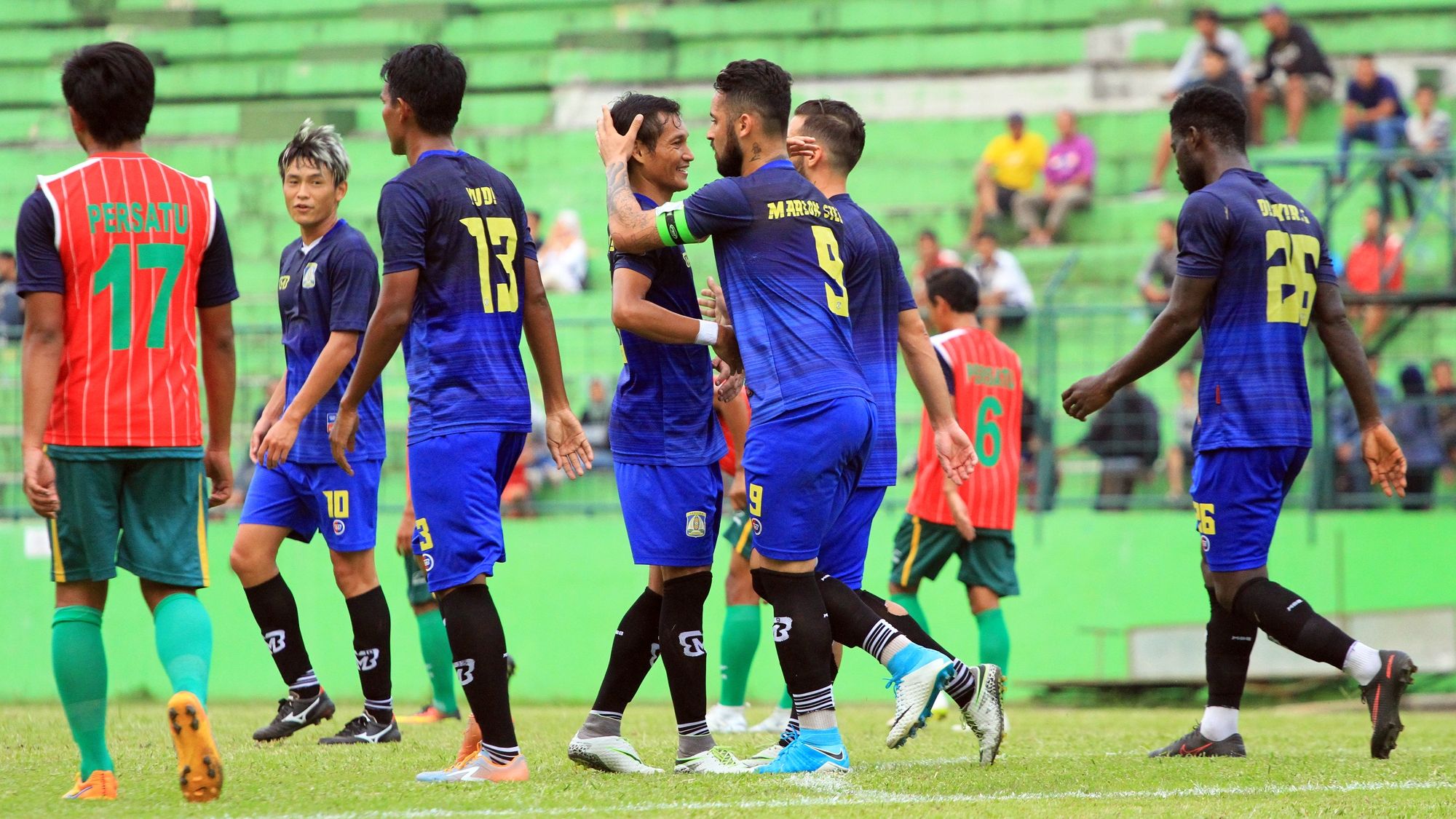 Selebrasi Persiba vs Persatu