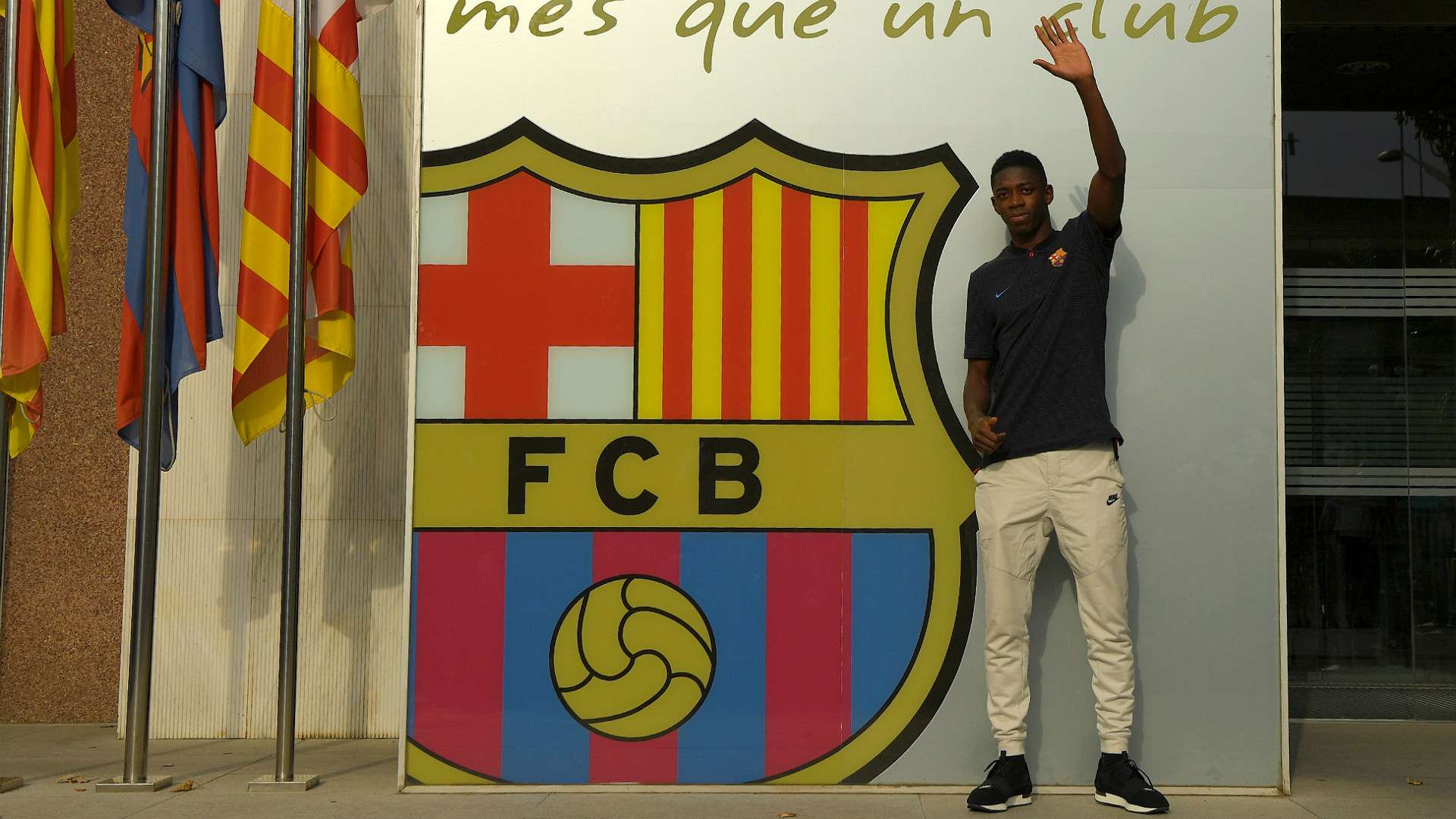 Ousmane Dembele Barcelona Unveiling