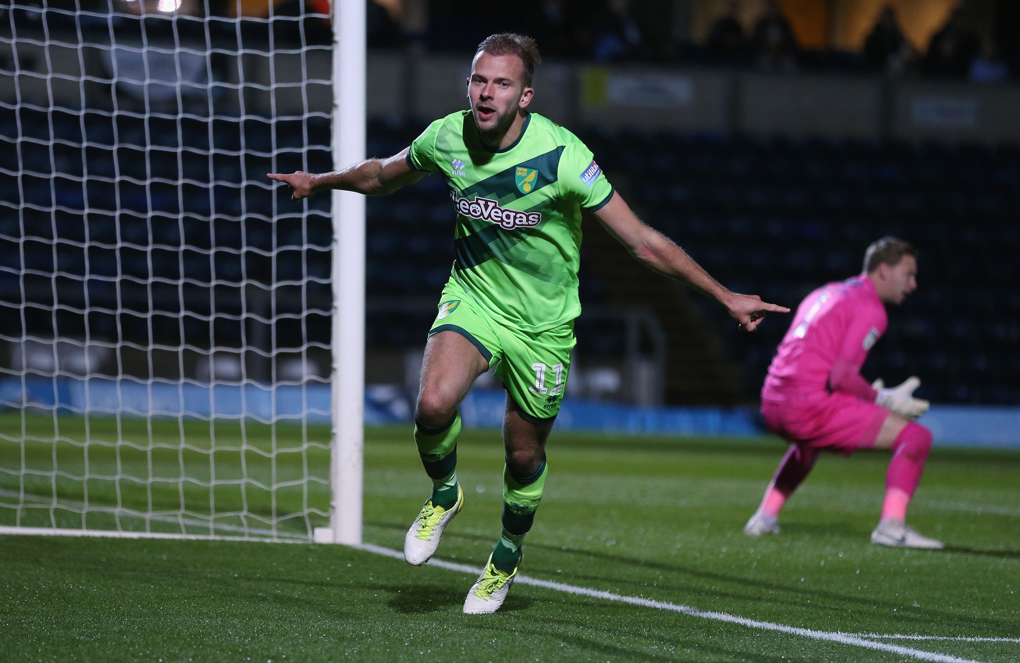 Jordan Rhodes Norwich City vs Wycombe Wanderers