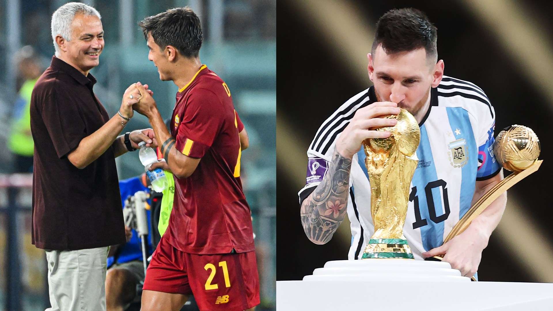 Paulo Dybala reveals he had 'five missed calls' from Jose Mourinho after Argentina's 2022 World Cup final triumph - and claims Roma boss also 'loves' Lionel Messi | Goal.com Tanzania