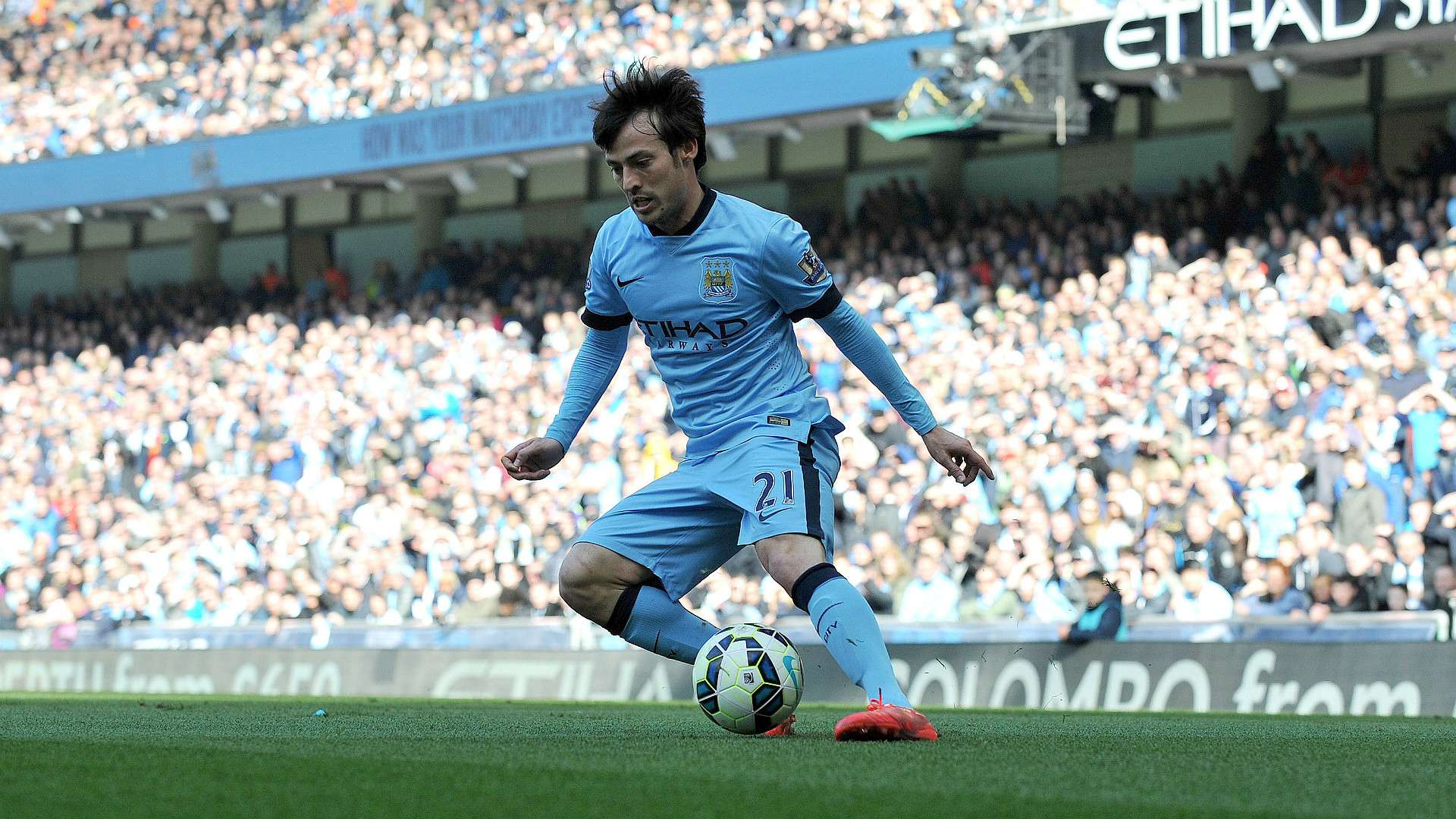 David Silva Manchester City v West Bromwich Albion 03212015