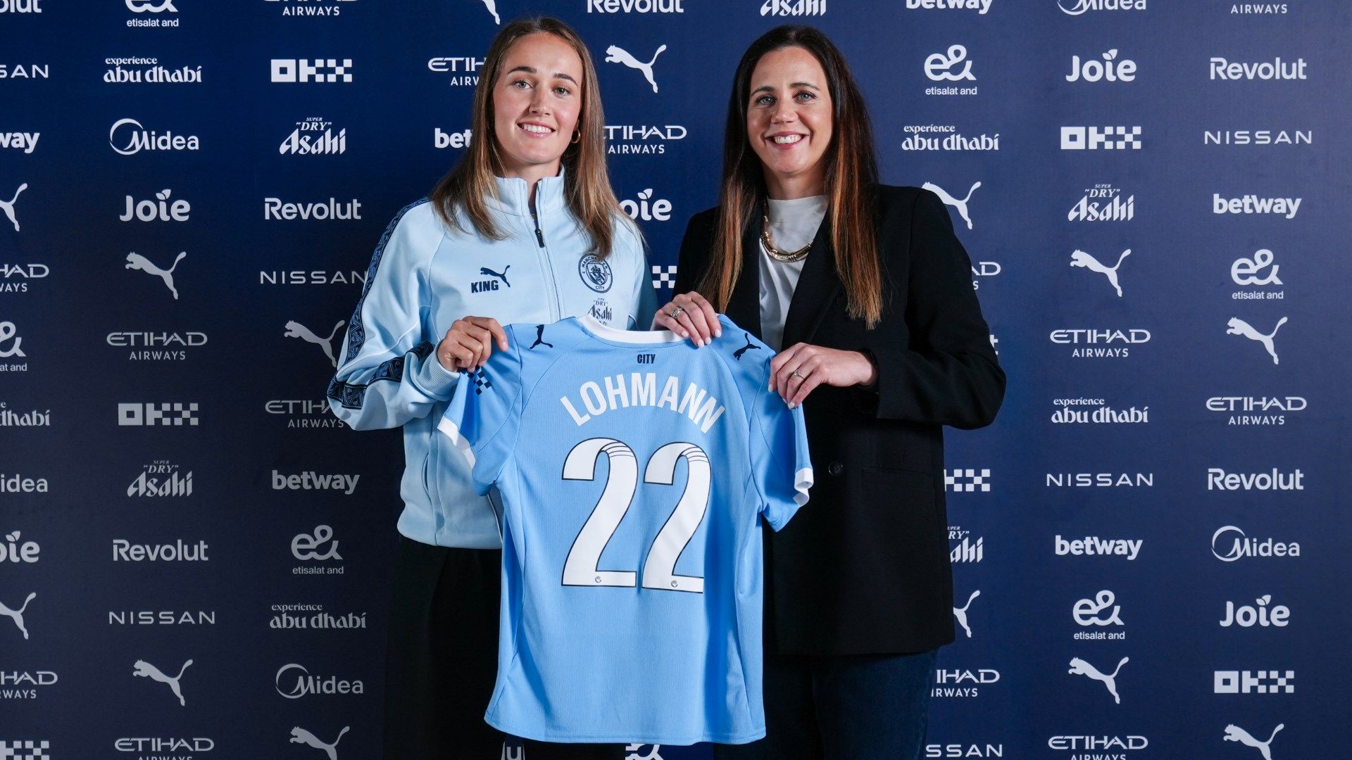 Sydney Lohmann Man City announcement 2025