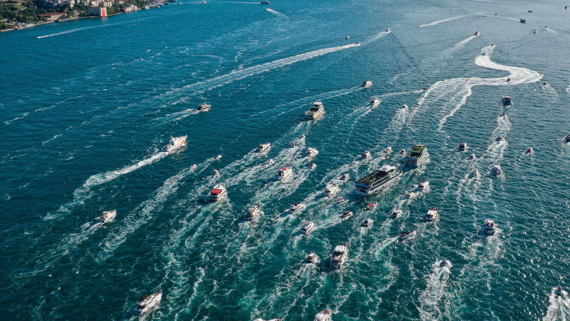 Besiktas championship celebration 2021