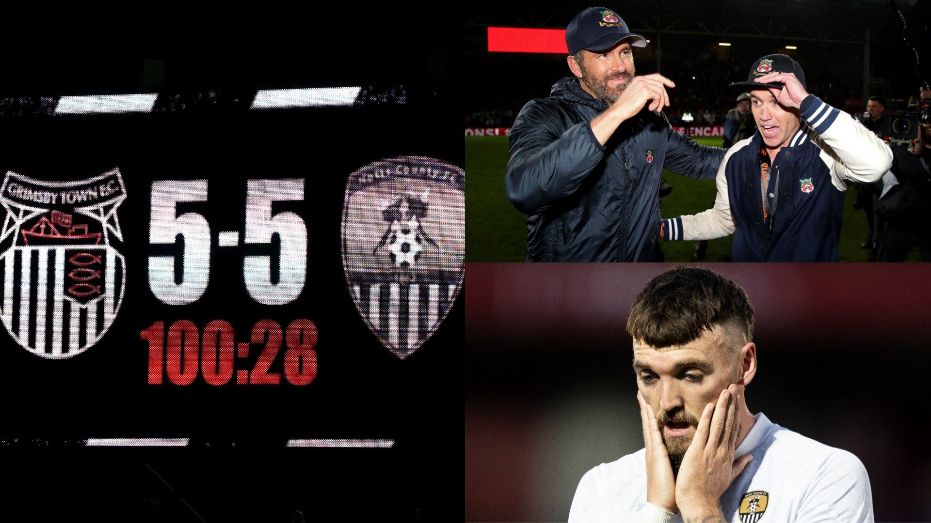 Notts County Grimsby Ryan Reynolds Rob McElhenney