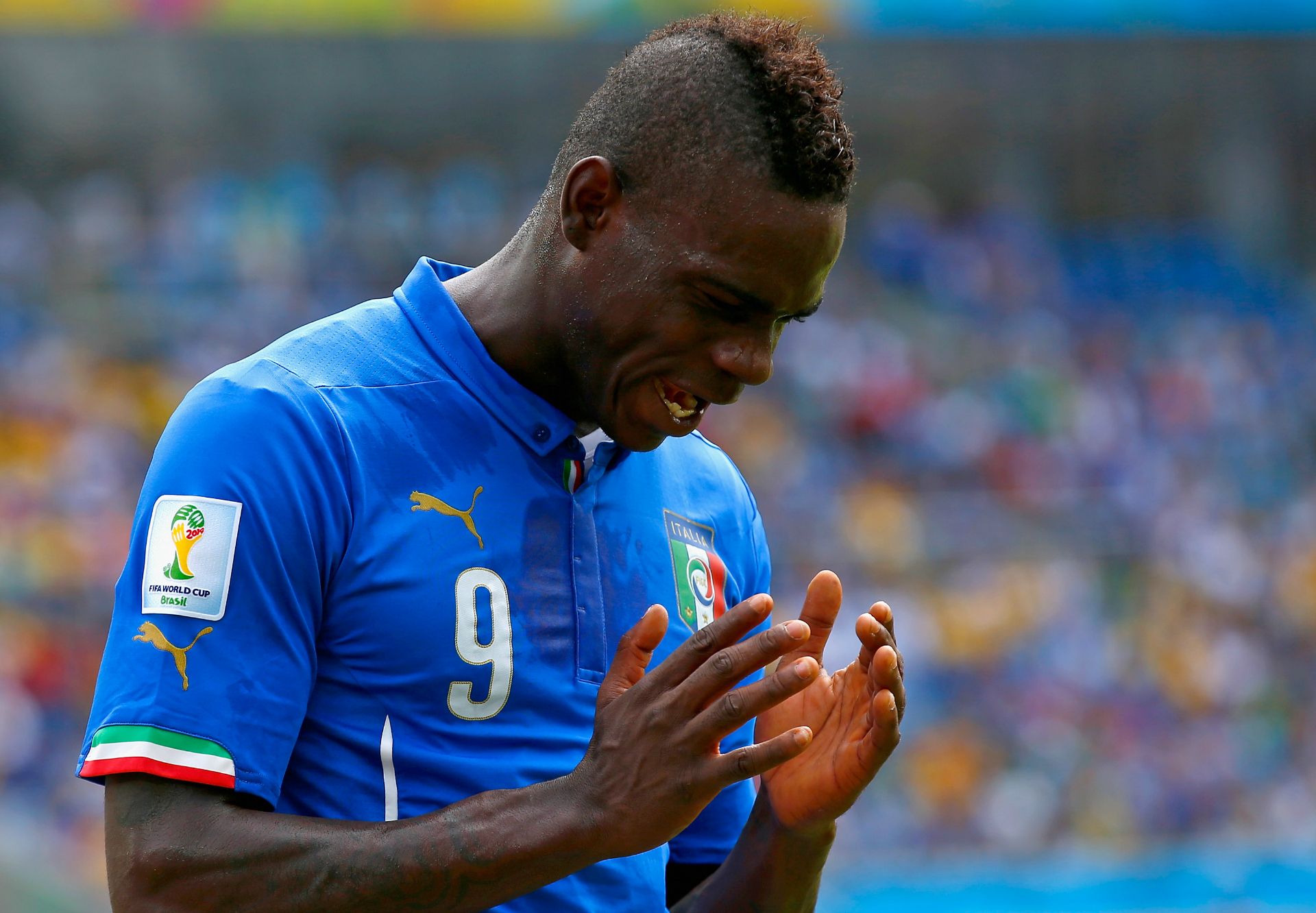 Mario Balotelli Italy Uruguay