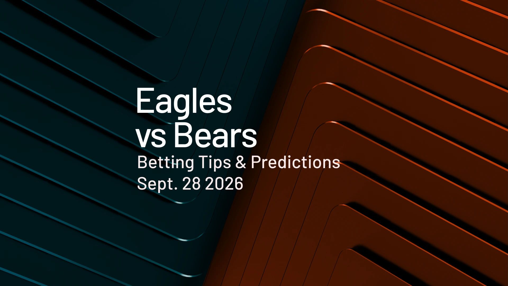 Eagles vs Bears predictions - week 3