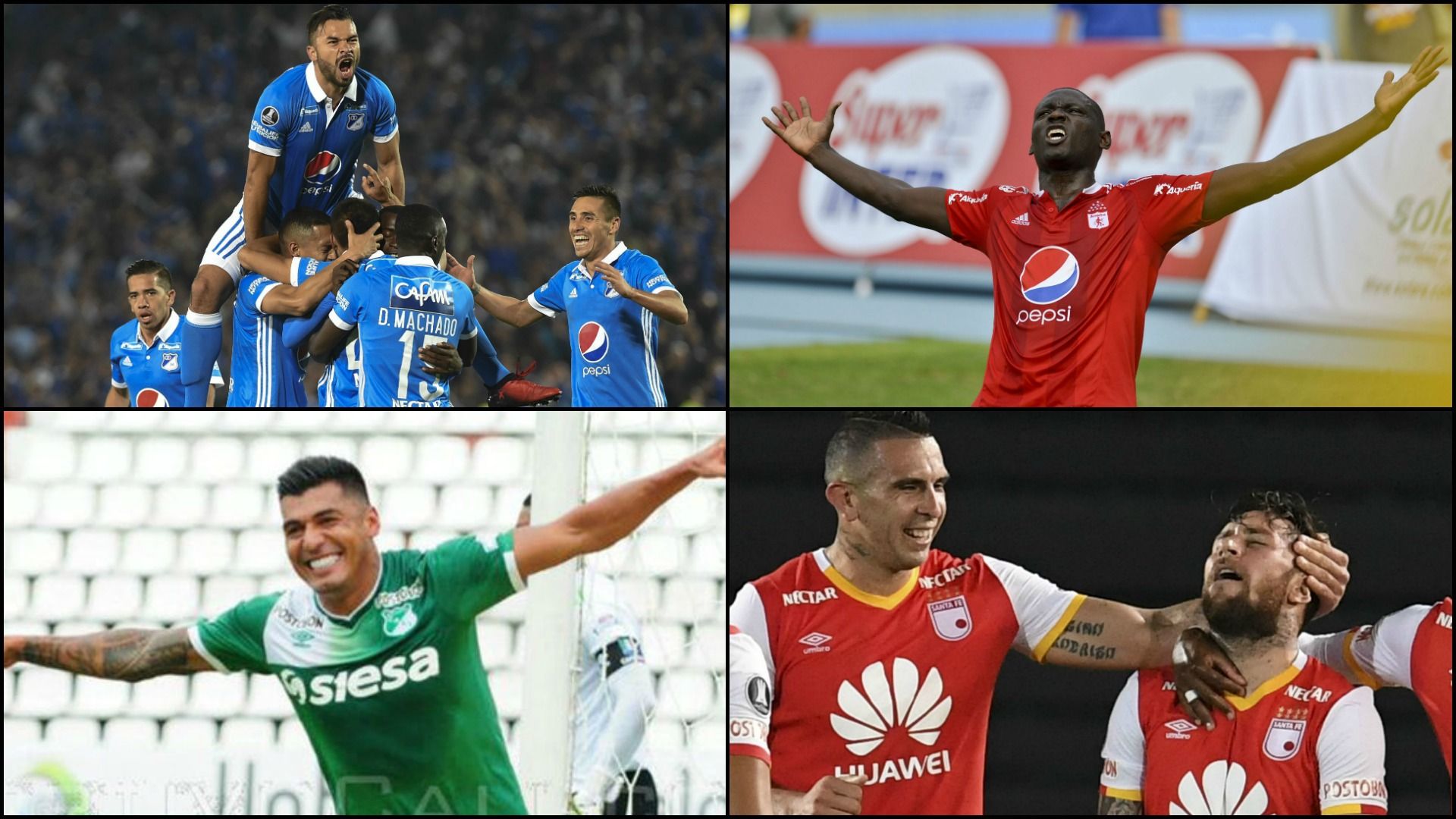 Playoffs Liga Águila Collage