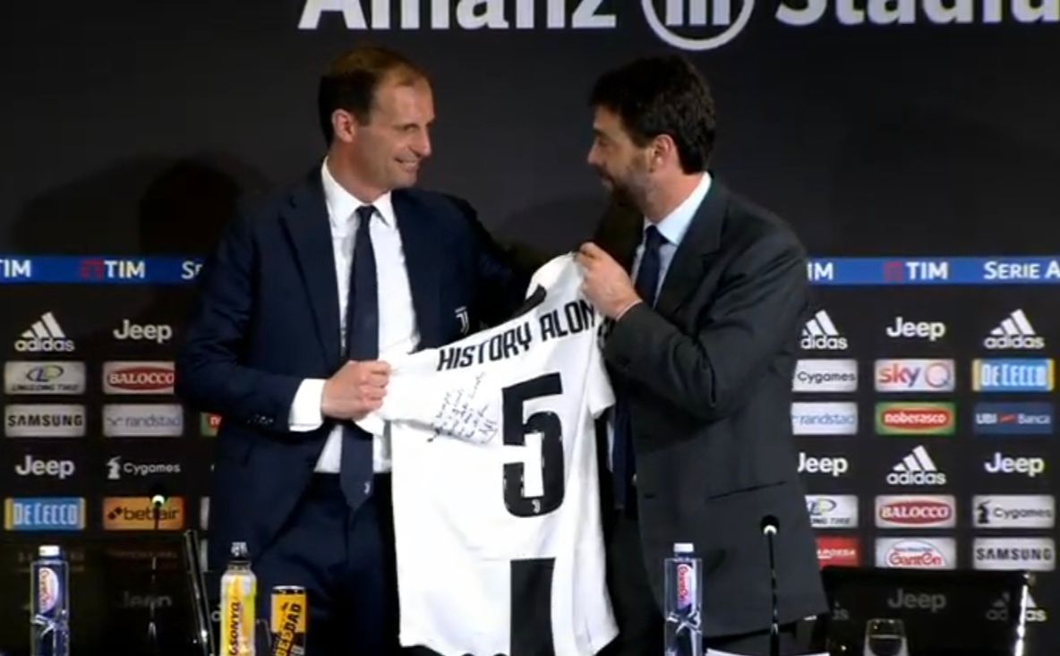 Agnelli Allegri Juventus
