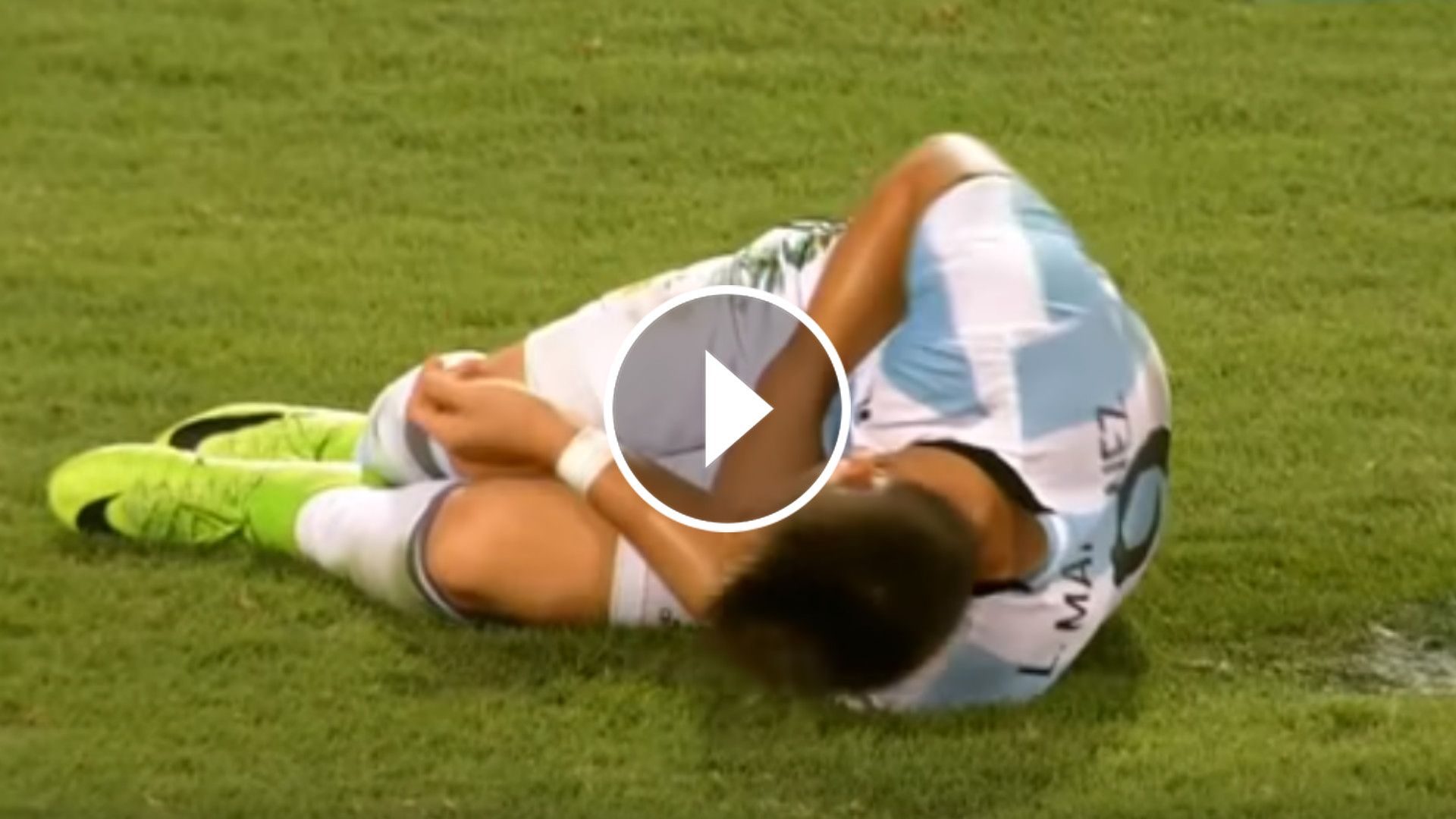 Video Lautaro Martinez Lesion Sub 20