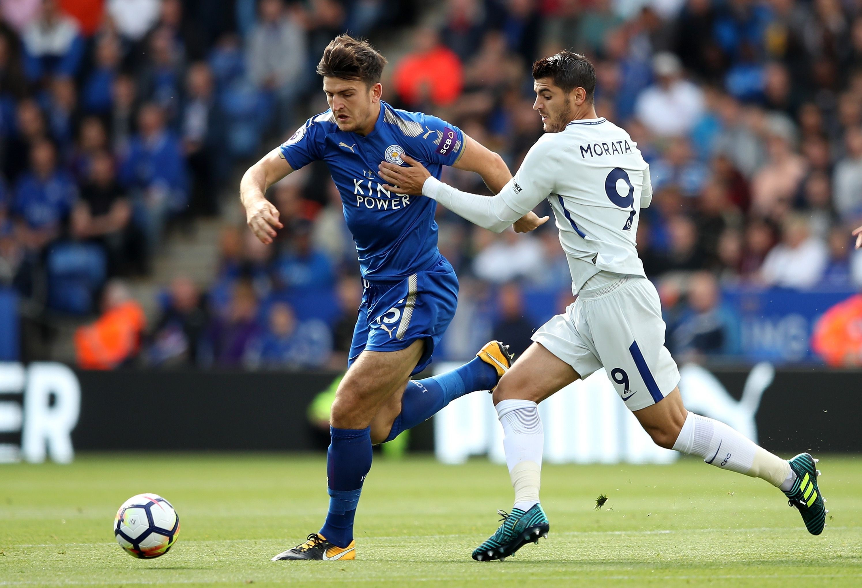 Harry Maguire, Leicester City, Alvaro Morata, Chelsea