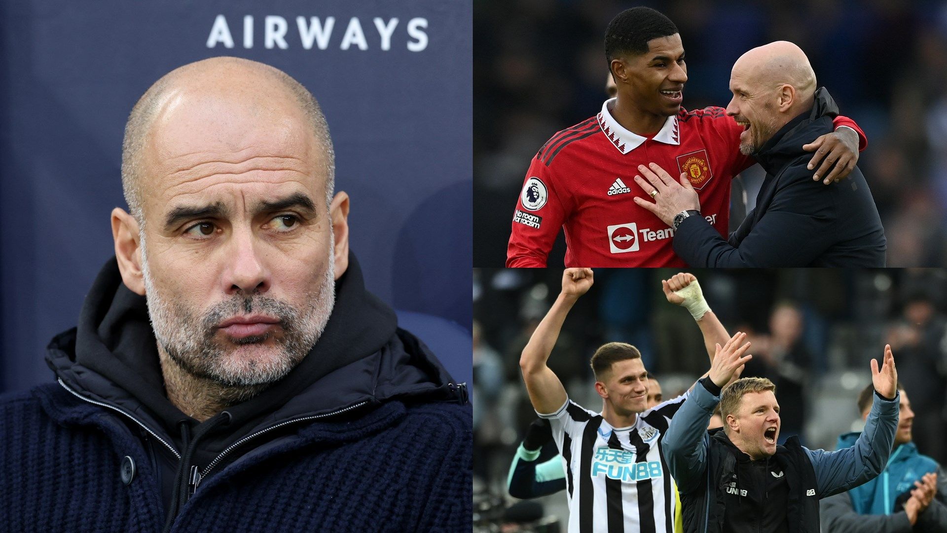 Guardiola-Man-City-Man-Utd-Newcastle-Ten-Hag-Howe-GFX